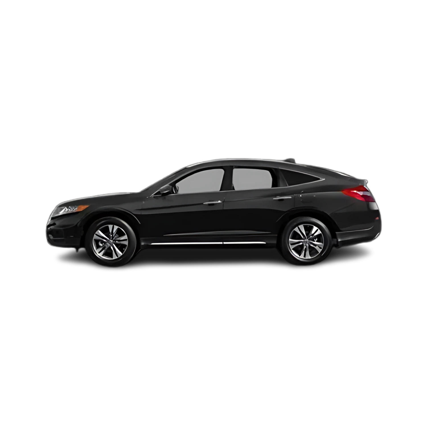 Honda Crosstour with the Partial Front area marked
