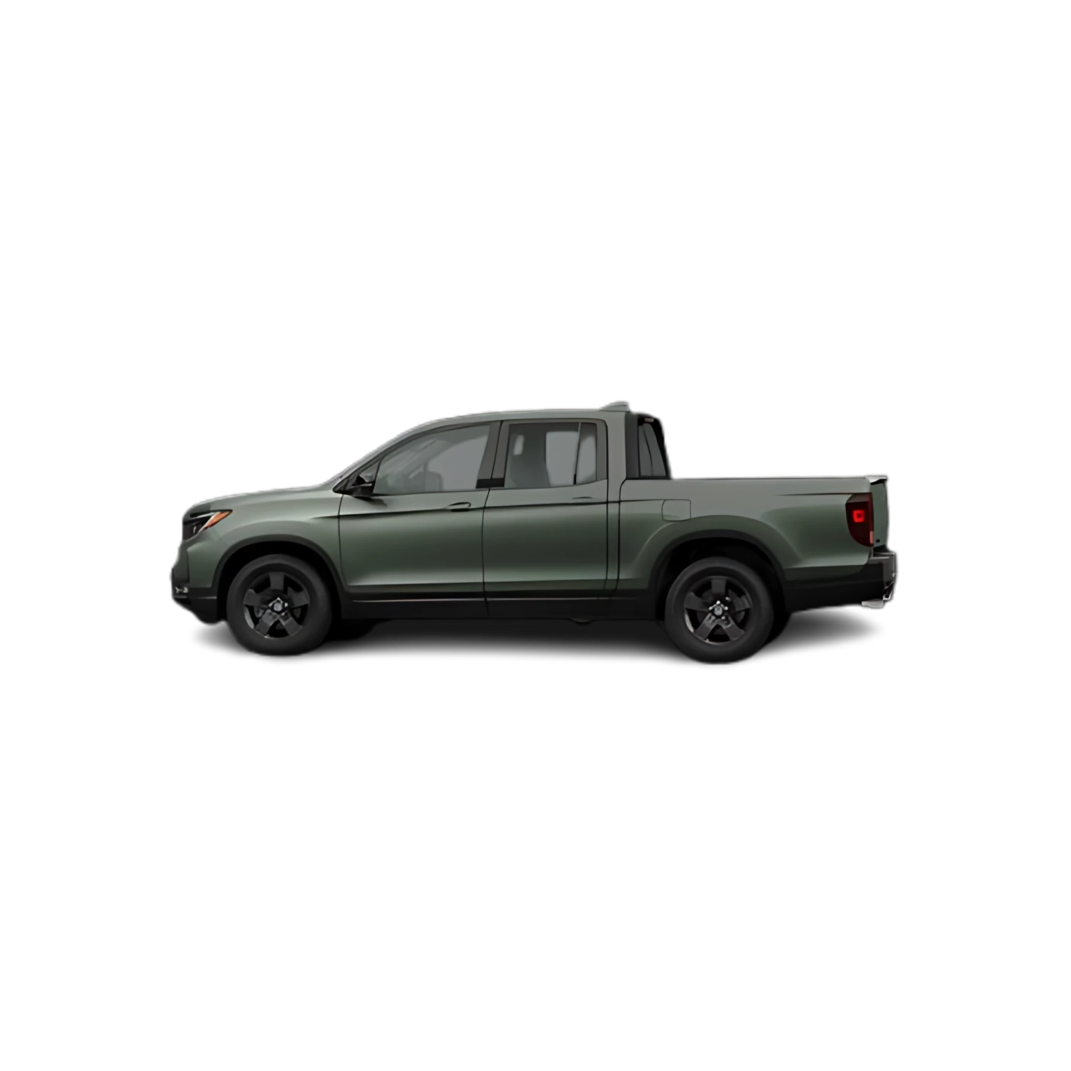 Honda Ridgeline with the Partial Front area marked