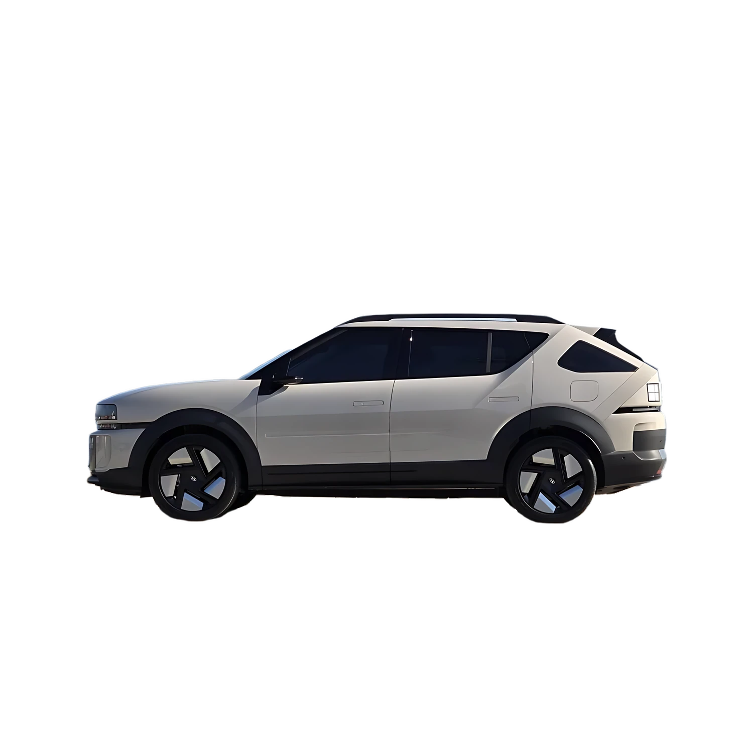 Hyundai Nexo with the Partial Front area marked