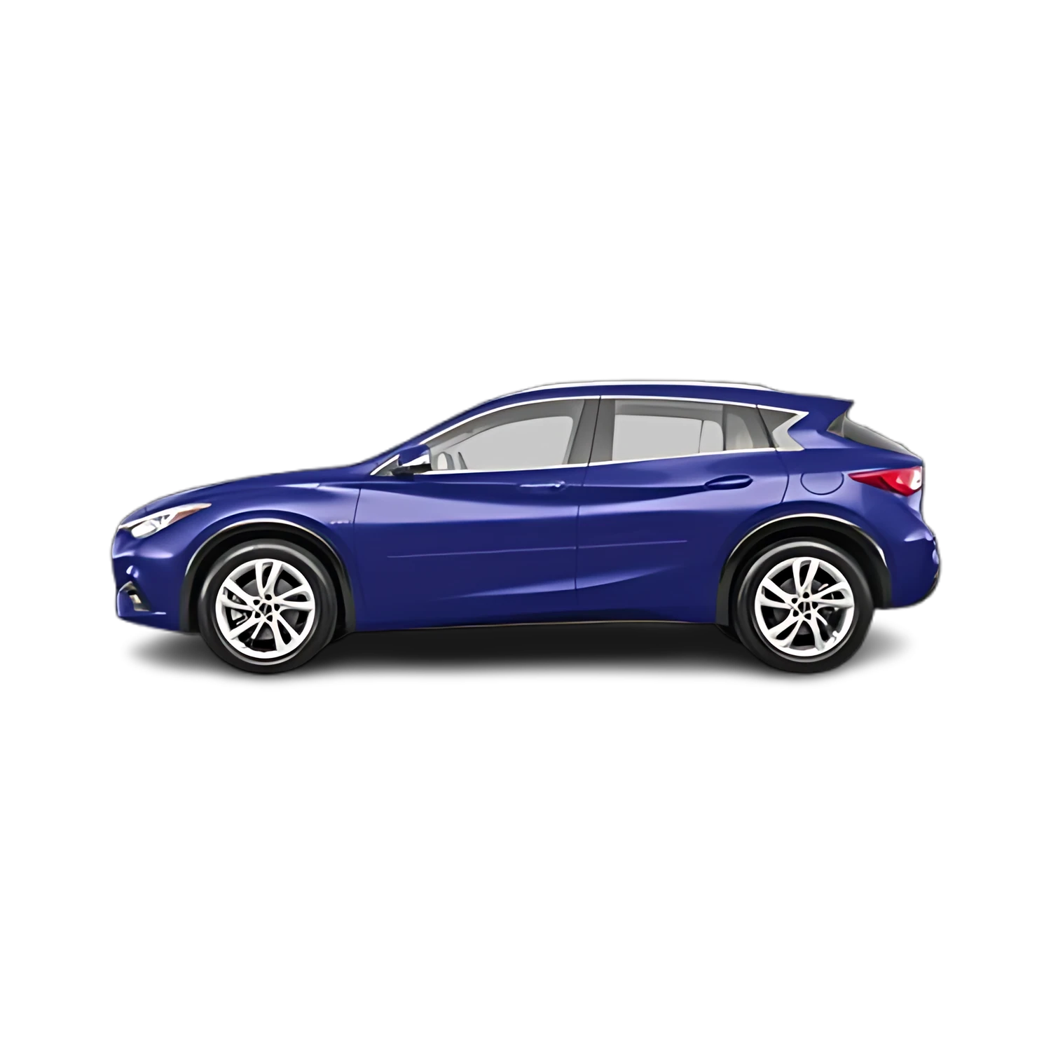 Infiniti QX30 with the Partial Front area marked