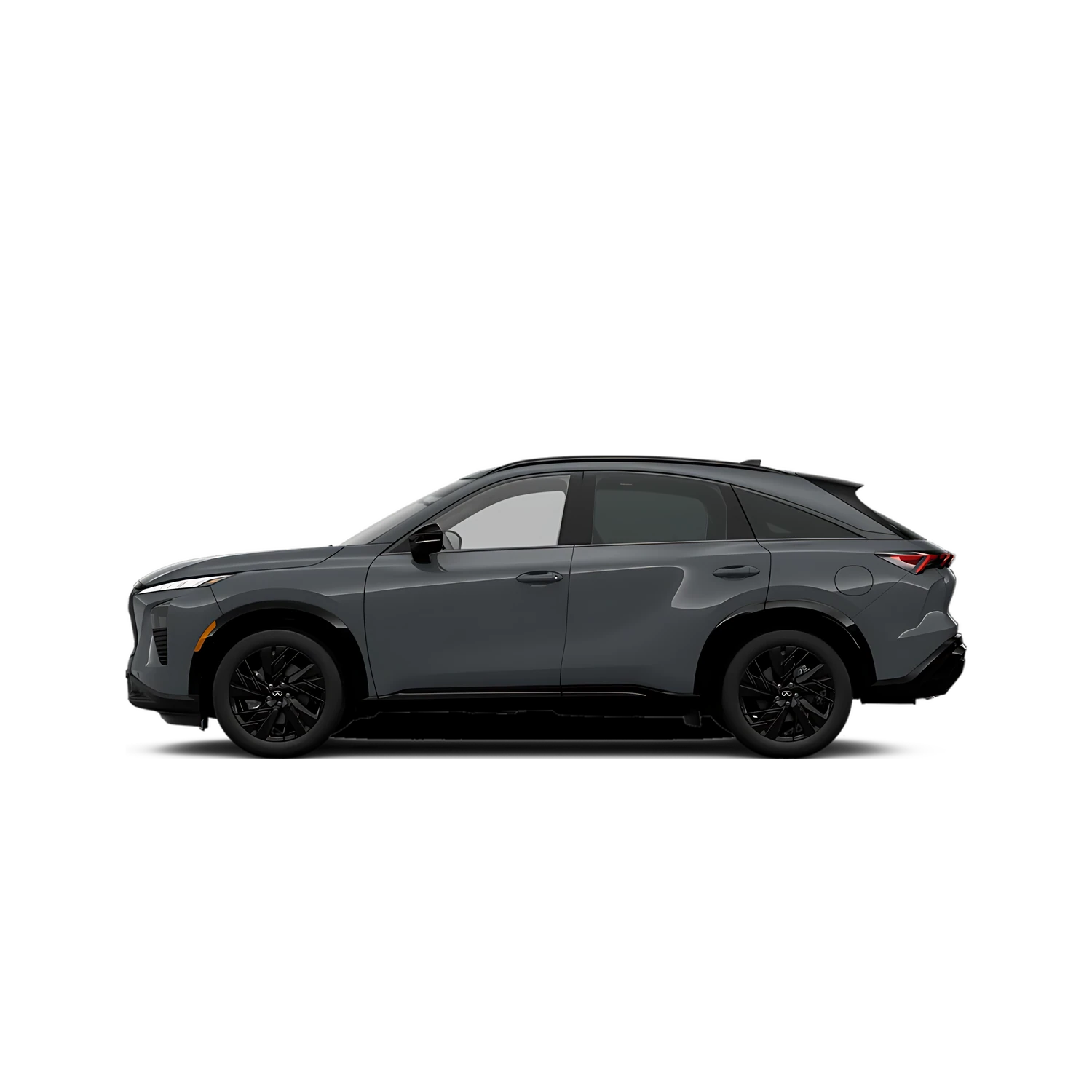 Infiniti QX65 with the Partial Front area marked