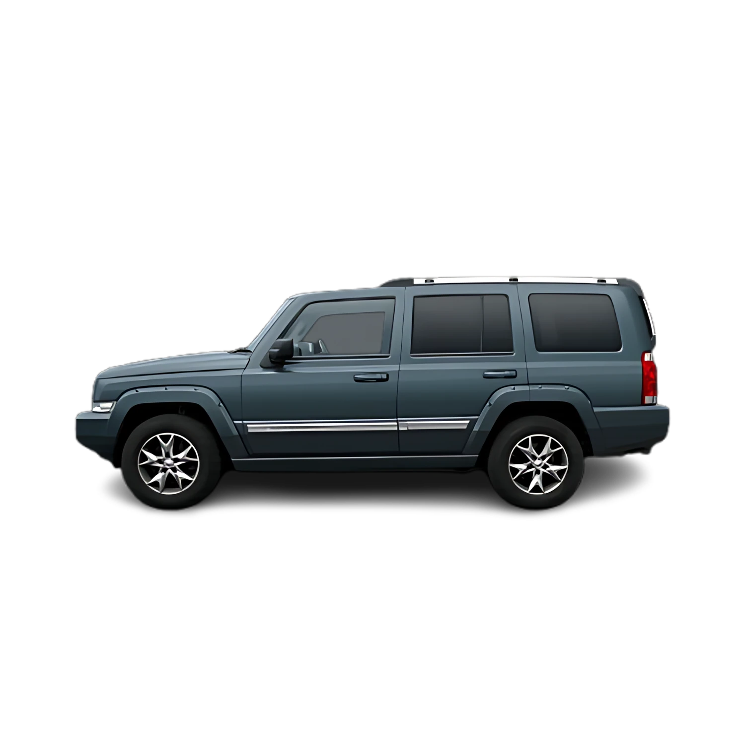Jeep Commander with the Partial Front area marked