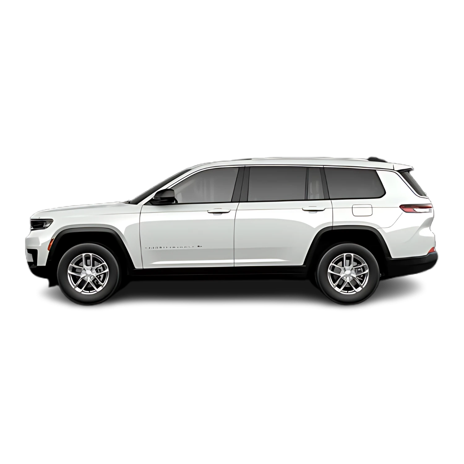 Jeep Grand Cherokee L with the Partial Front area marked