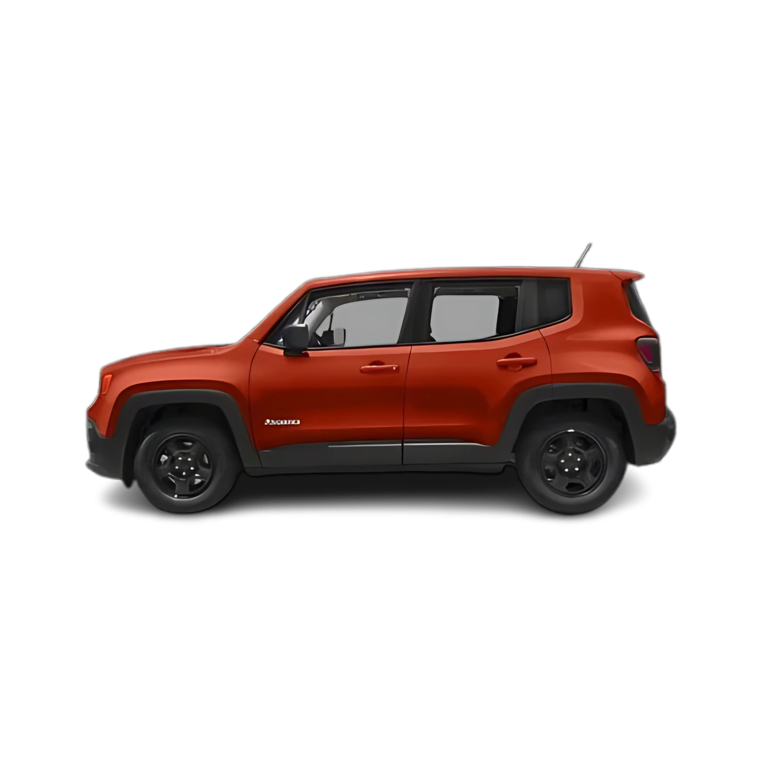 Jeep Renegade with the Partial Front area marked