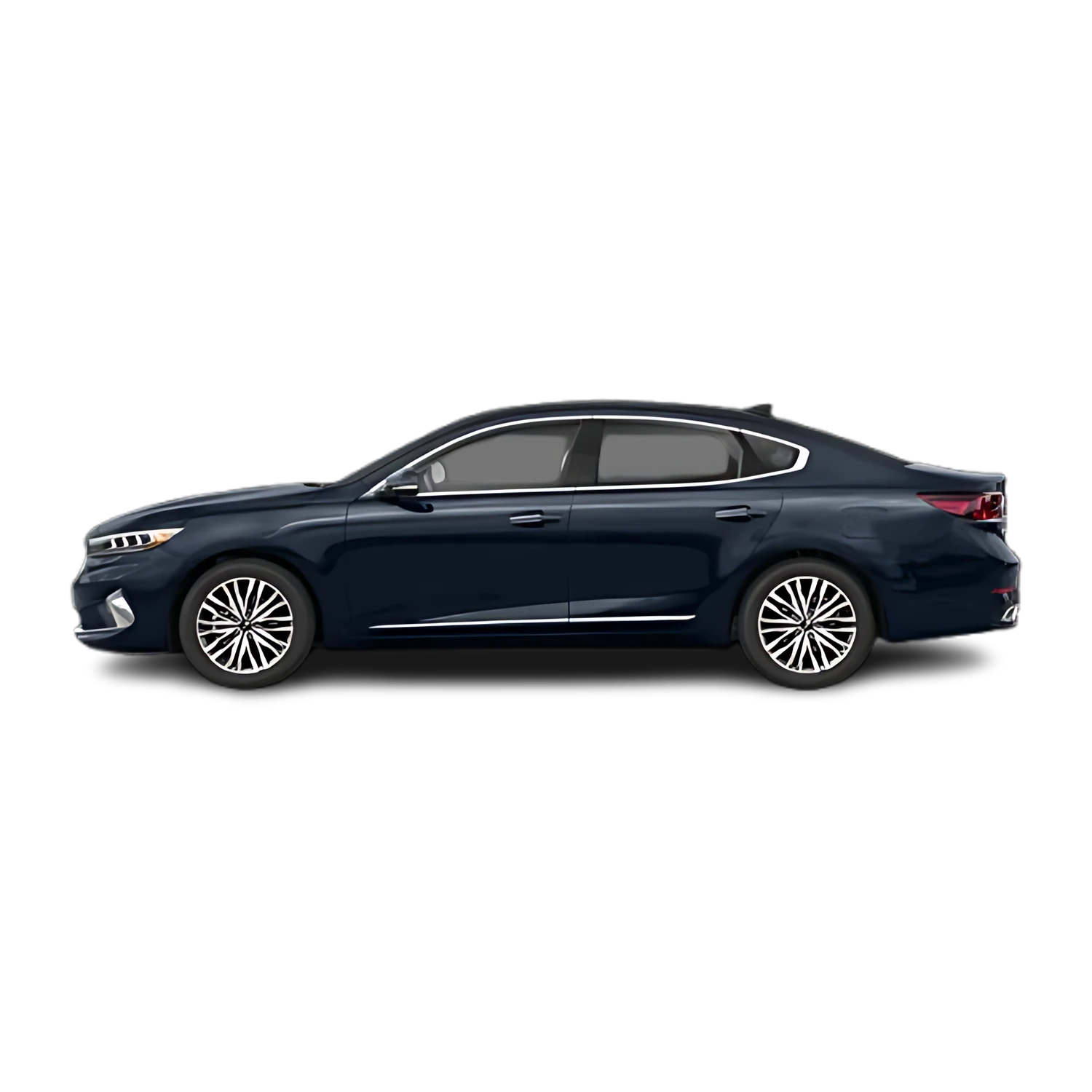Kia Cadenza with the Partial Front area marked