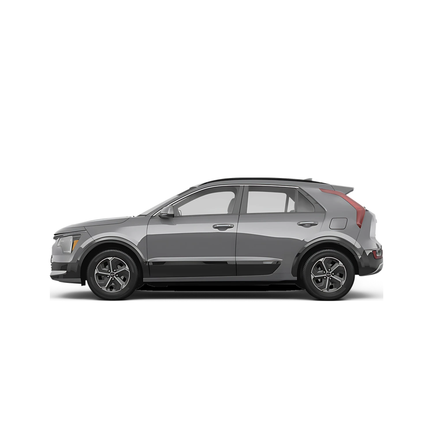 Kia Niro EV with the Partial Front area marked