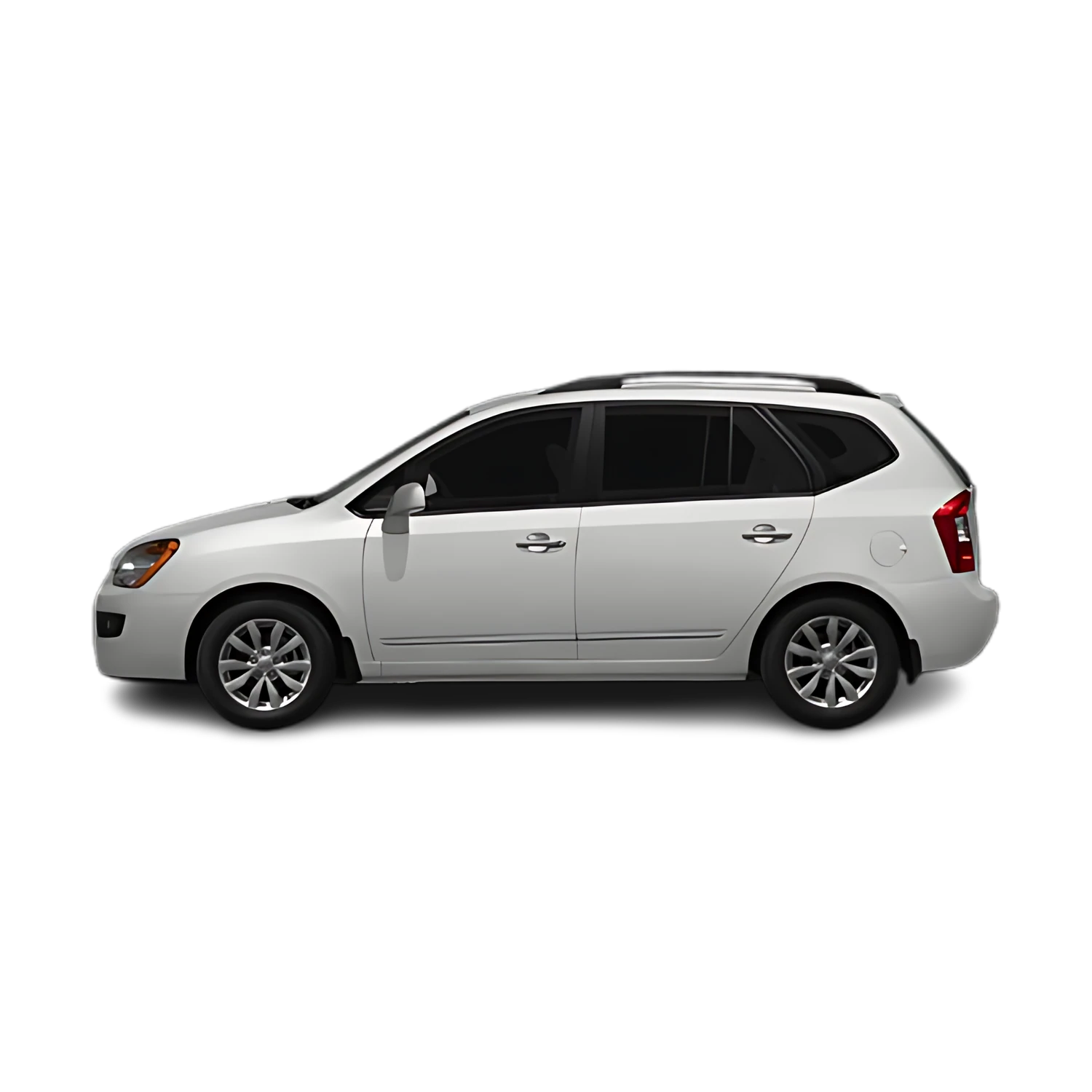 Kia Rondo with the Partial Front area marked