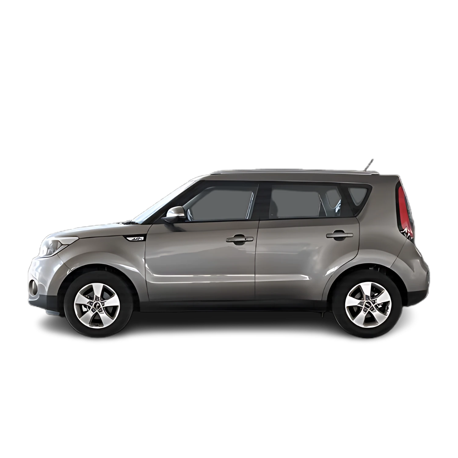 Kia Soul with the Partial Front area marked