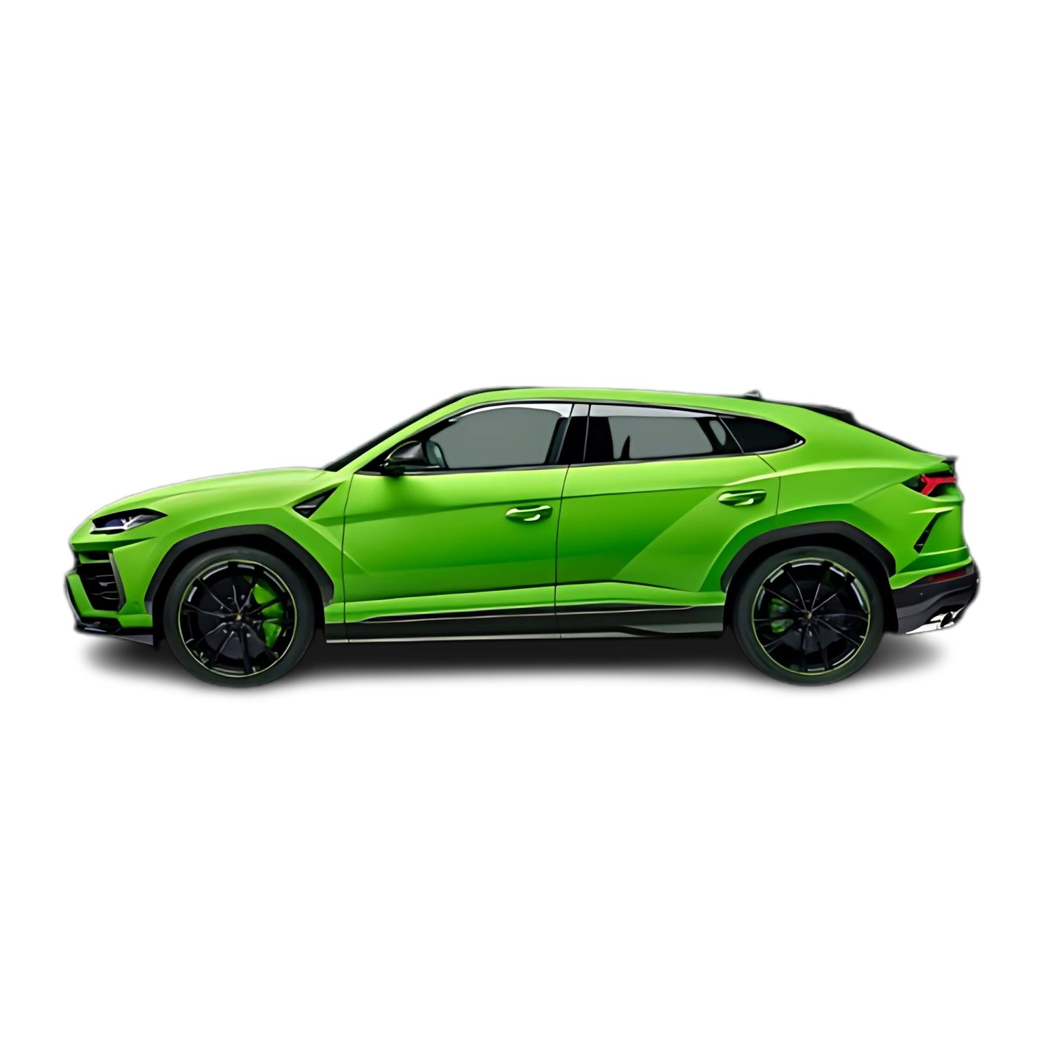 Lamborghini Urus with the Partial Front area marked