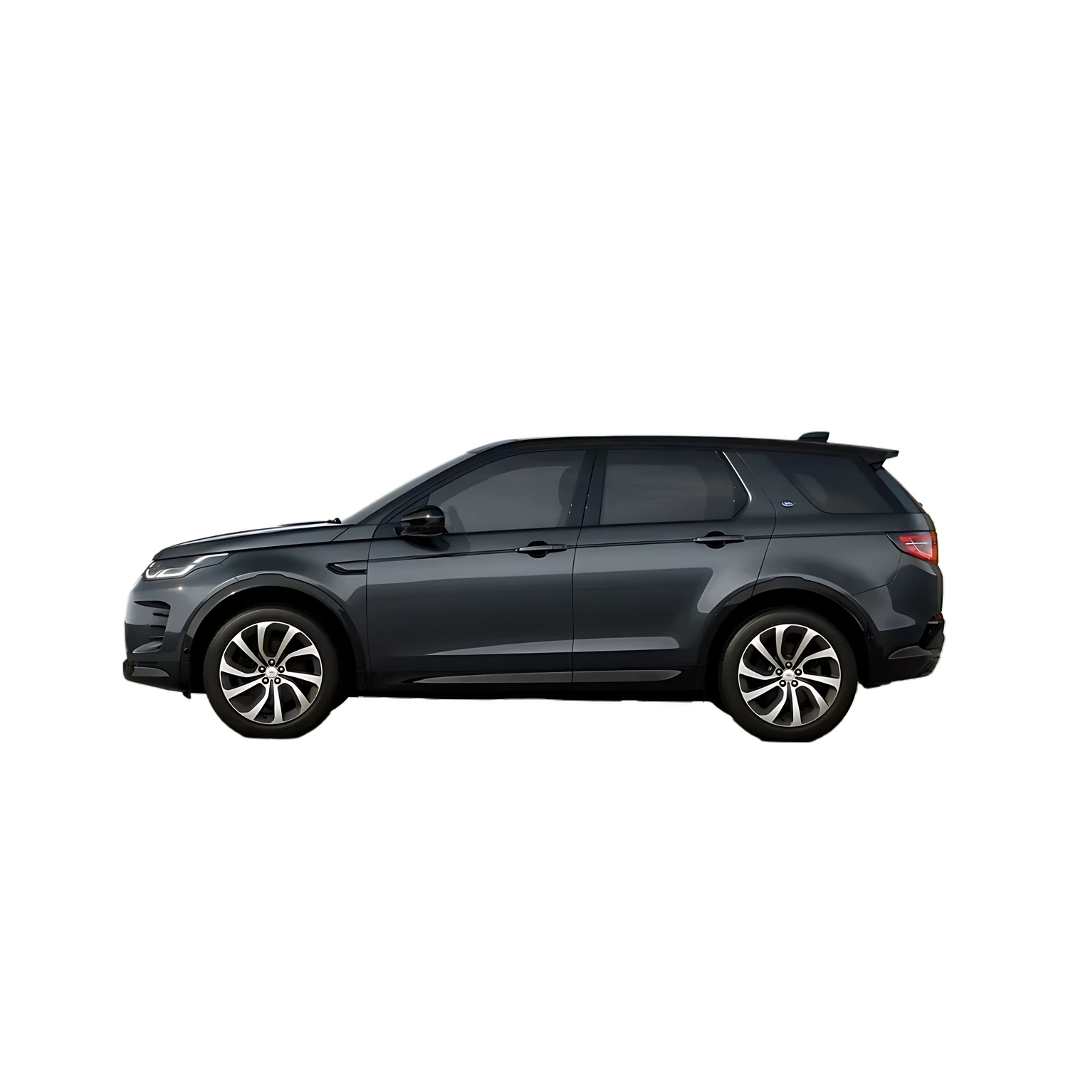 Land Rover Discovery Sport with the Partial Front area marked