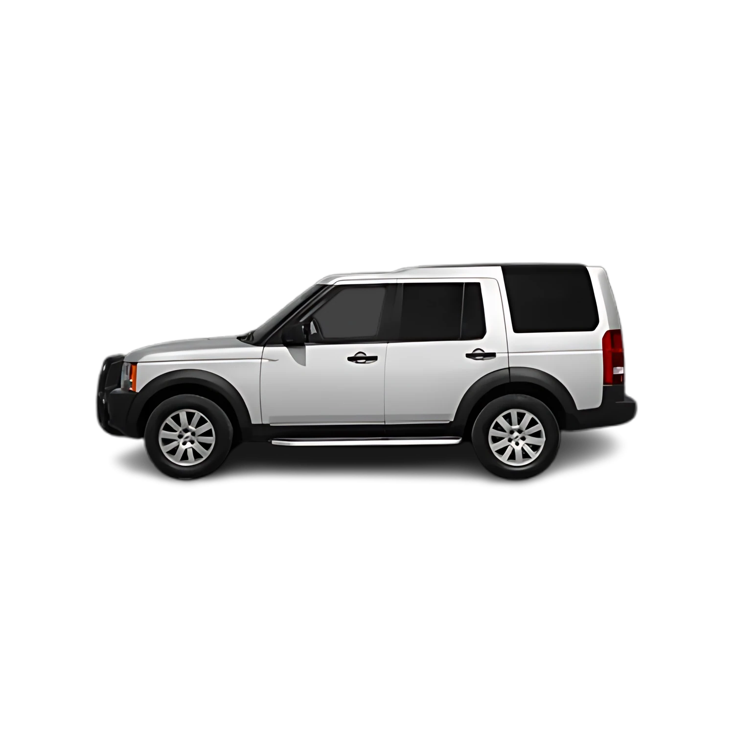 Land Rover LR3 with the Partial Front area marked