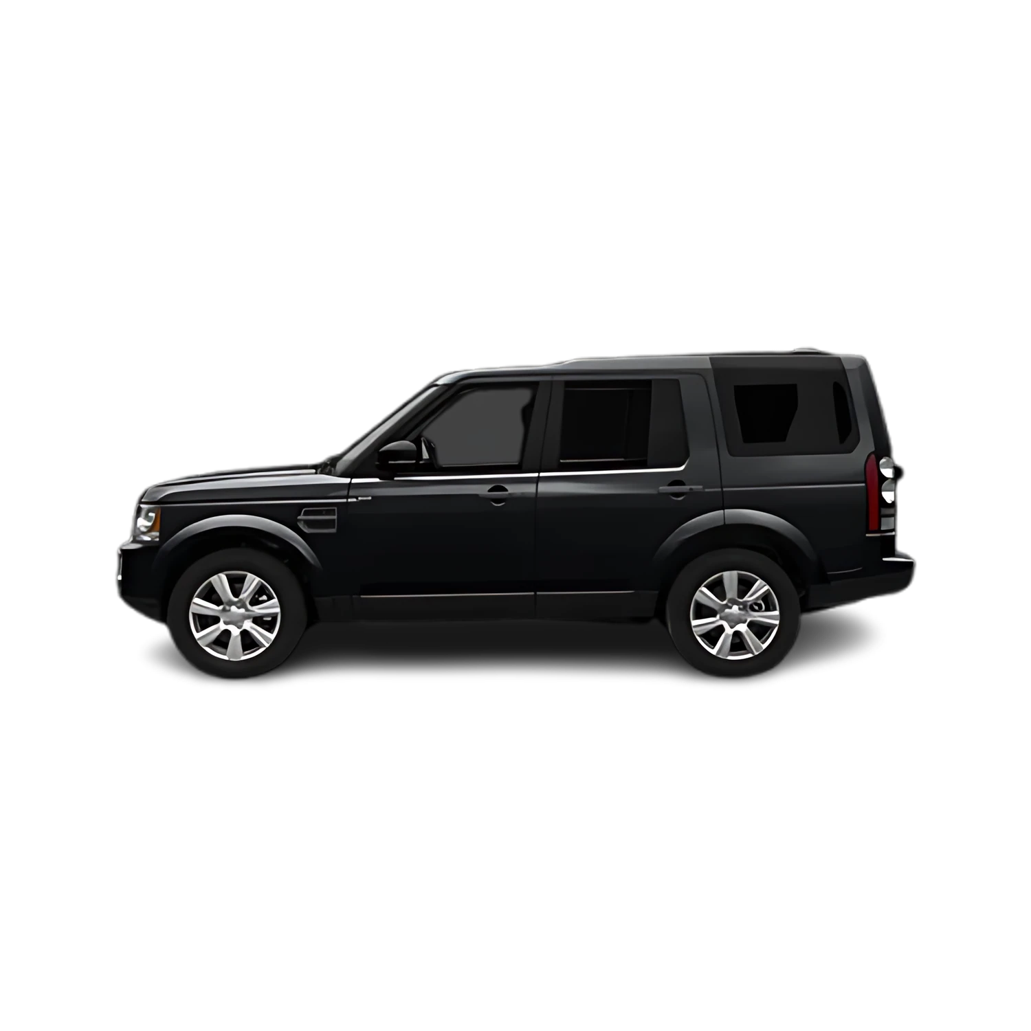 Land Rover LR4 with the Partial Front area marked