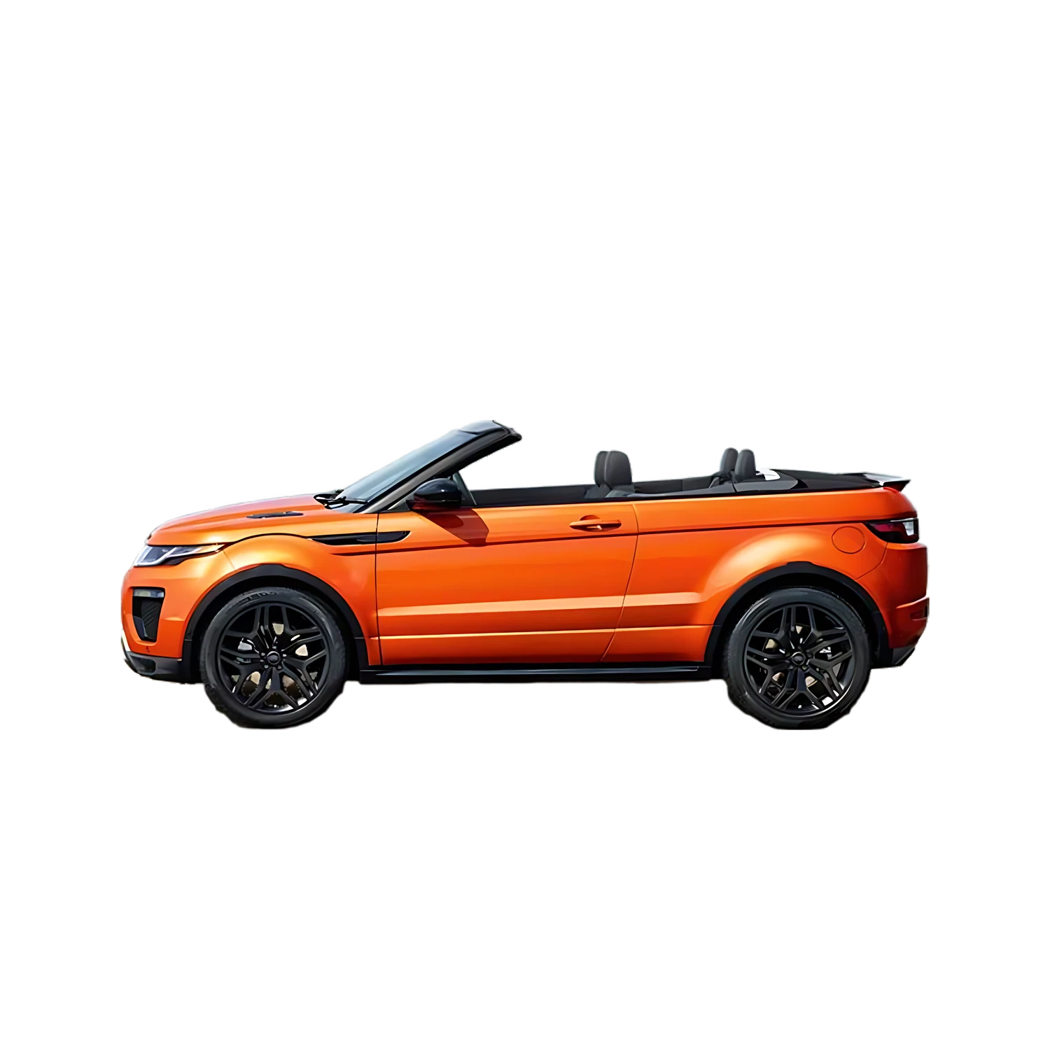 Land Rover Range Rover Evoque Convertible with the Partial Front area marked