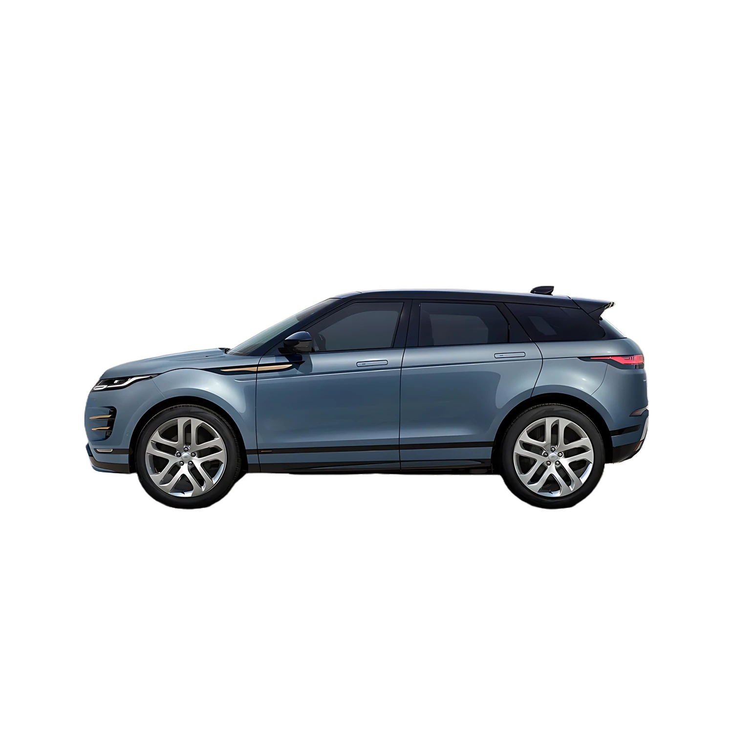 Land Rover Range Rover Evoque Coupe with the Partial Front area marked
