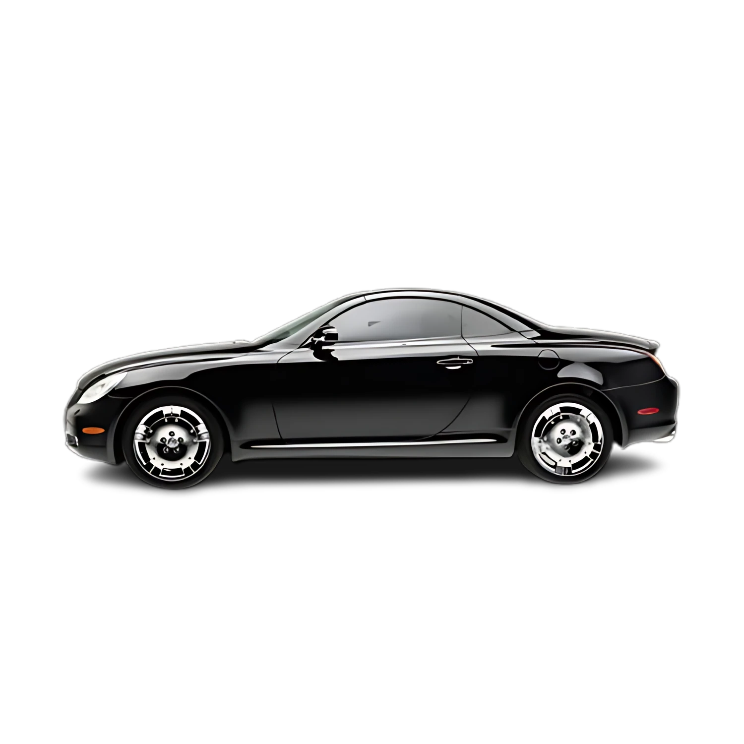 Lexus SC with the Partial Front area marked
