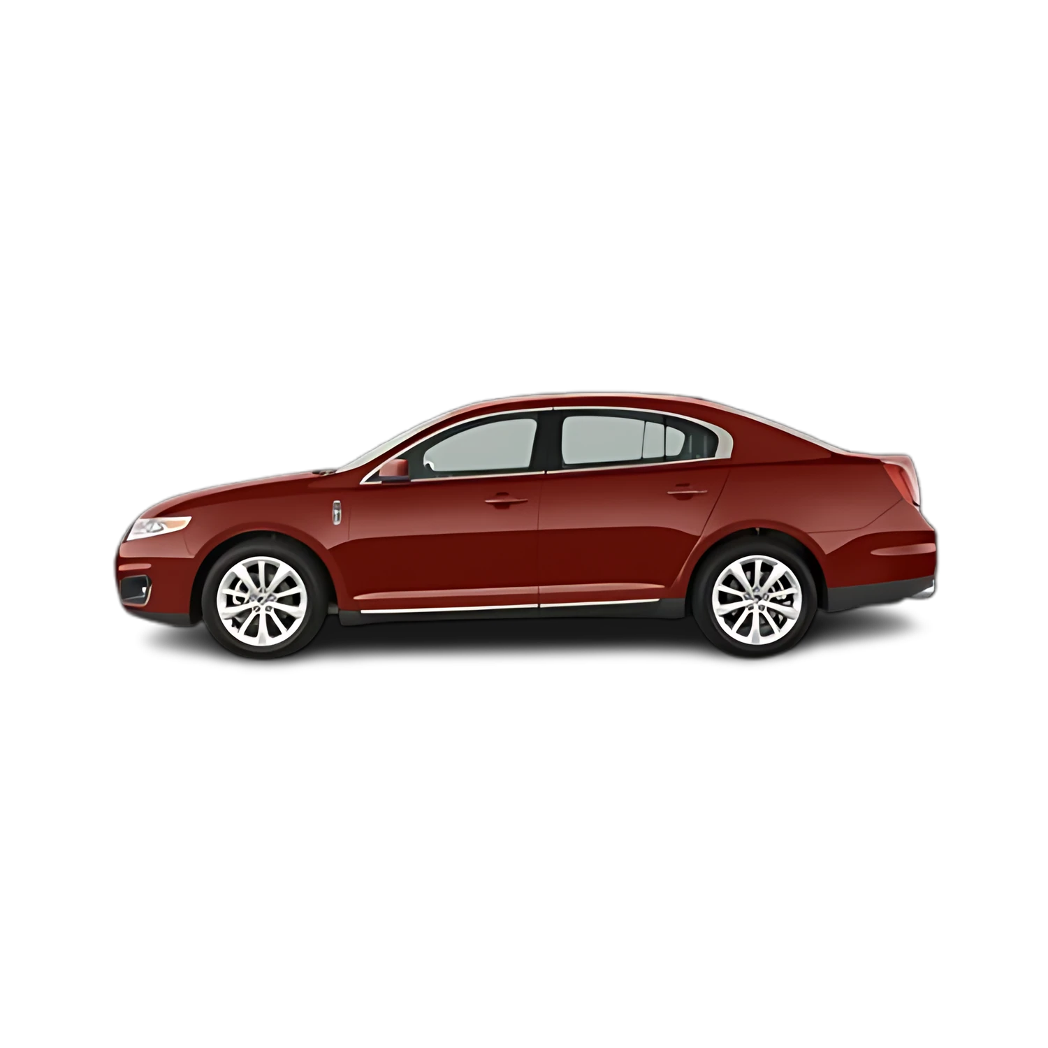Lincoln MKS with the Partial Front area marked