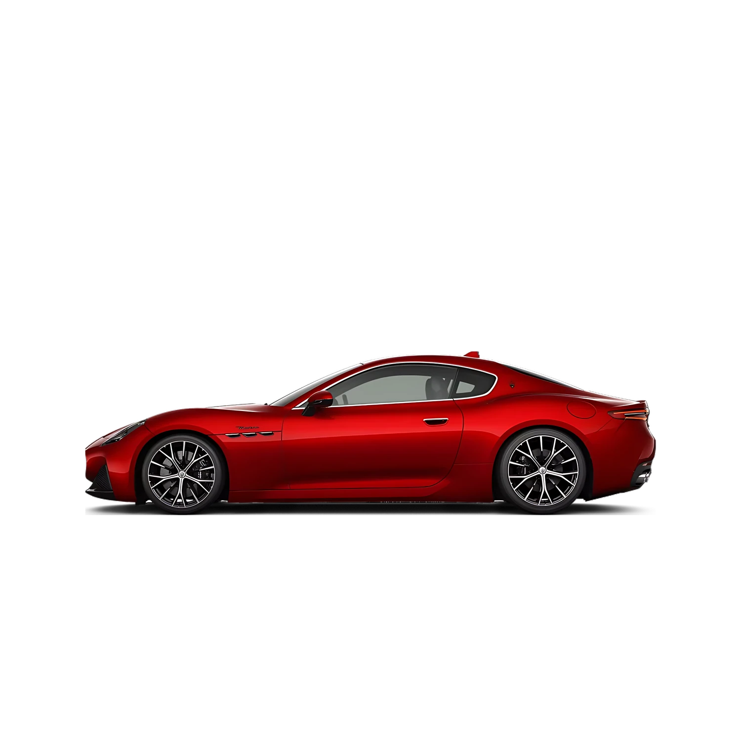 Maserati Gran Turismo Convertible with the Partial Front area marked