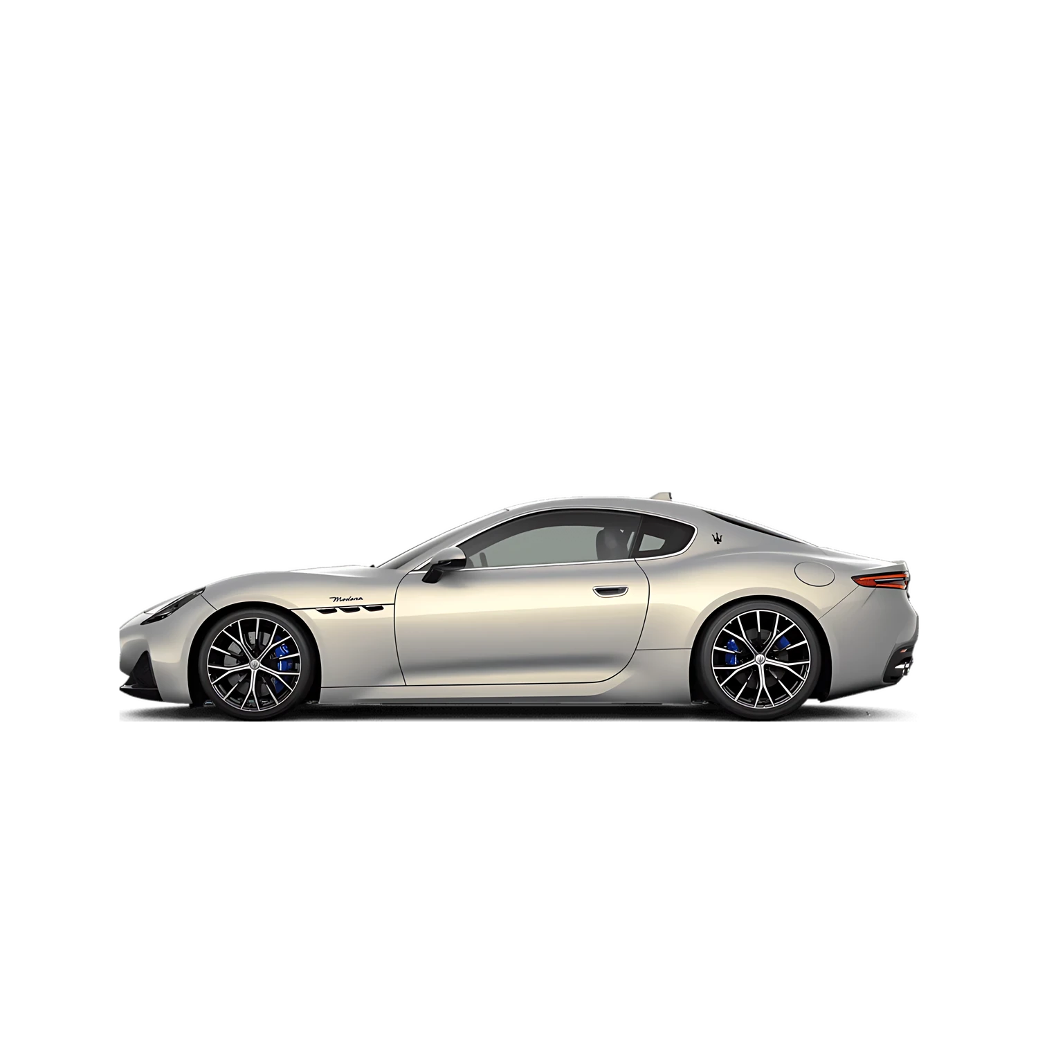 Maserati Gran Turismo Coupe with the Partial Front area marked