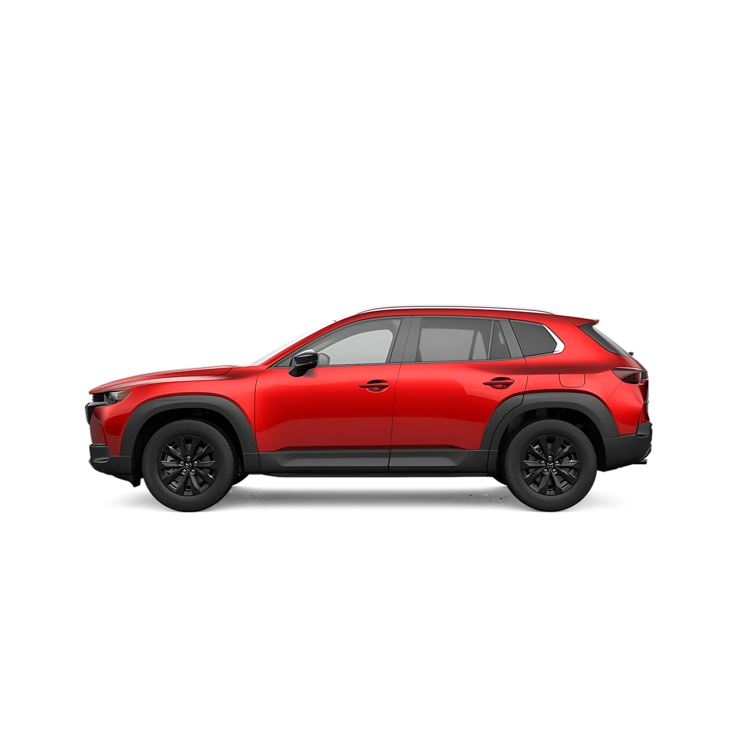 Mazda CX-50 Hybrid with the Partial Front area marked