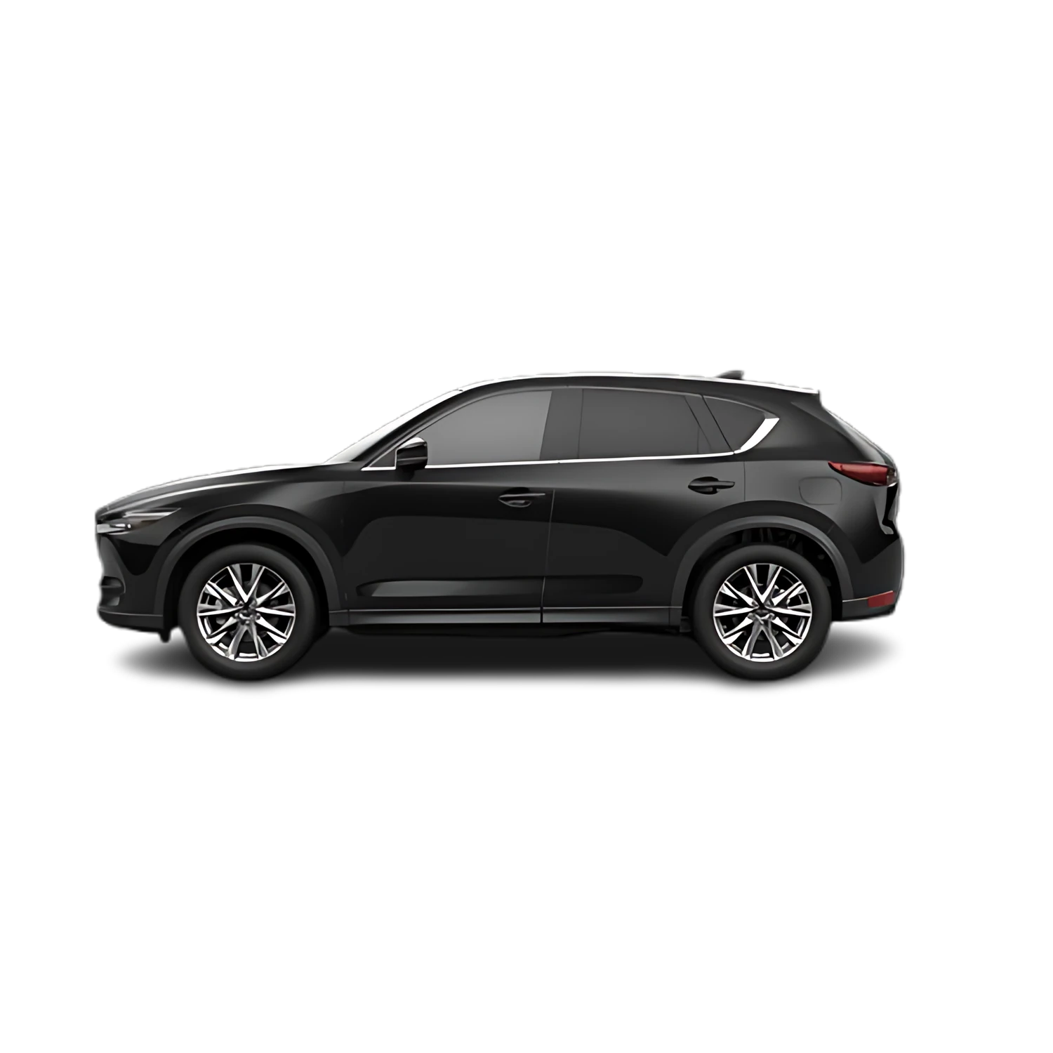 Mazda Mazda5 with the Partial Front area marked