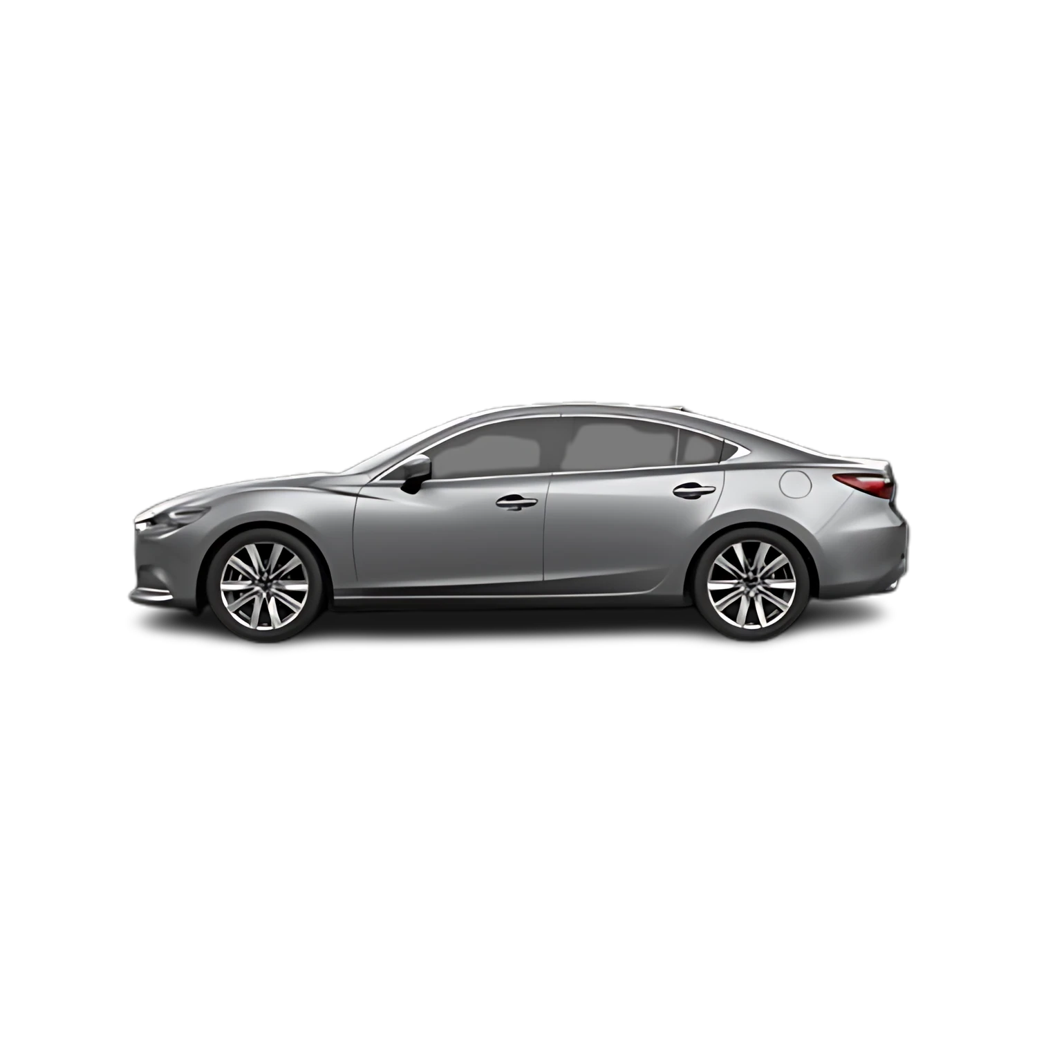 Mazda Mazda6 with the Partial Front area marked