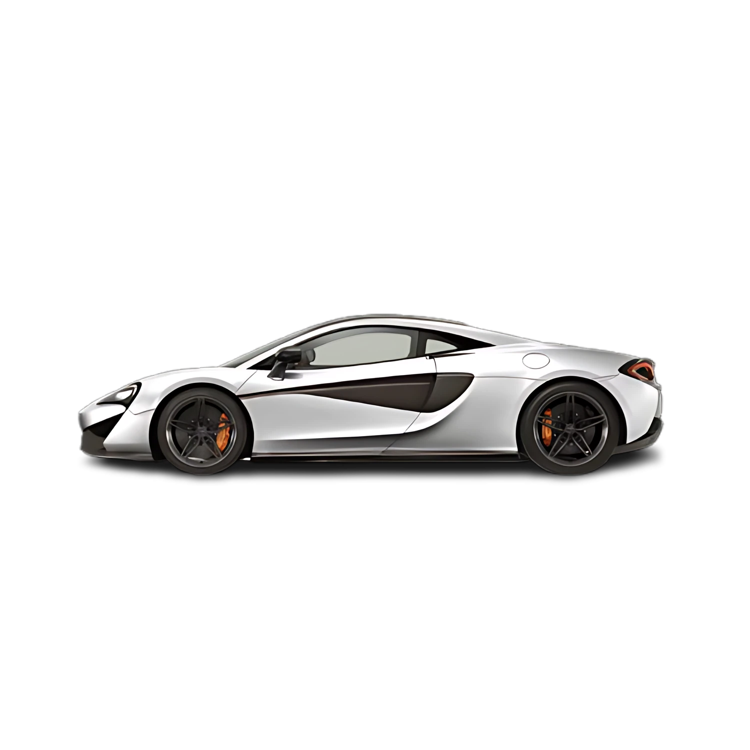 McLaren 570GT with the Partial Front area marked