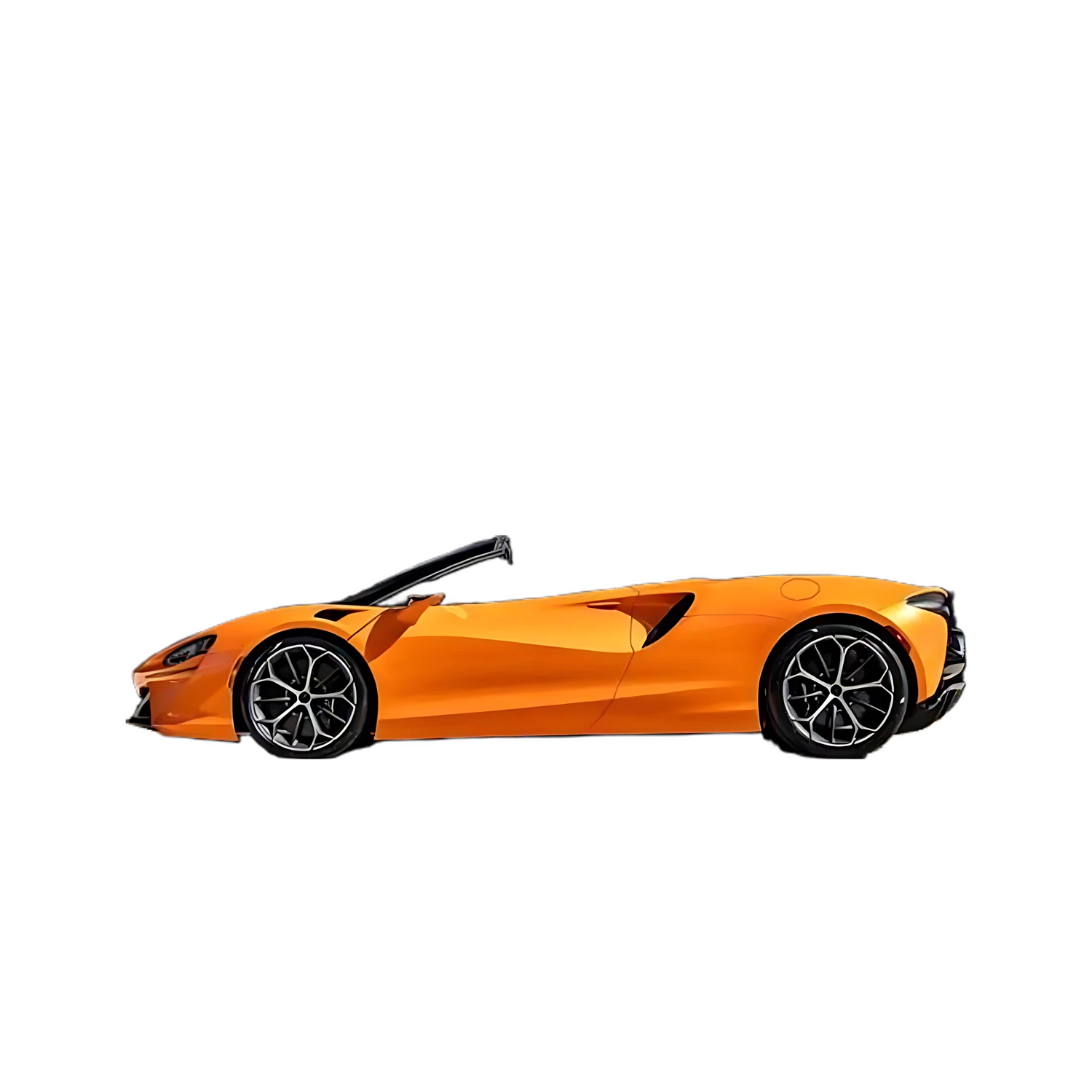McLaren Artura Spider with the Partial Front area marked