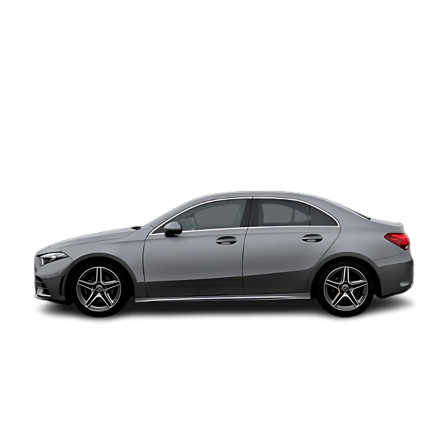 Mercedes-Benz A-CLASS with the Partial Front area marked