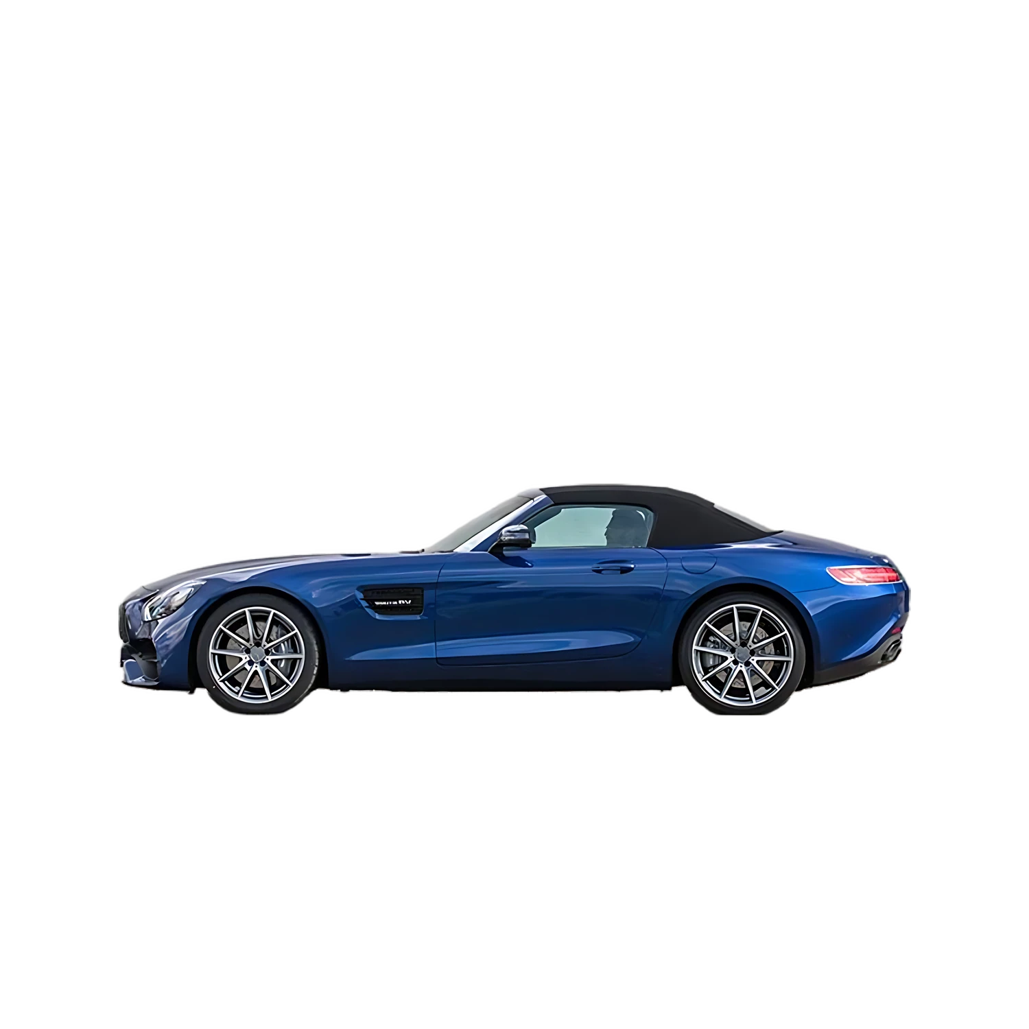 Mercedes-Benz AMG Convertible with the Partial Front area marked