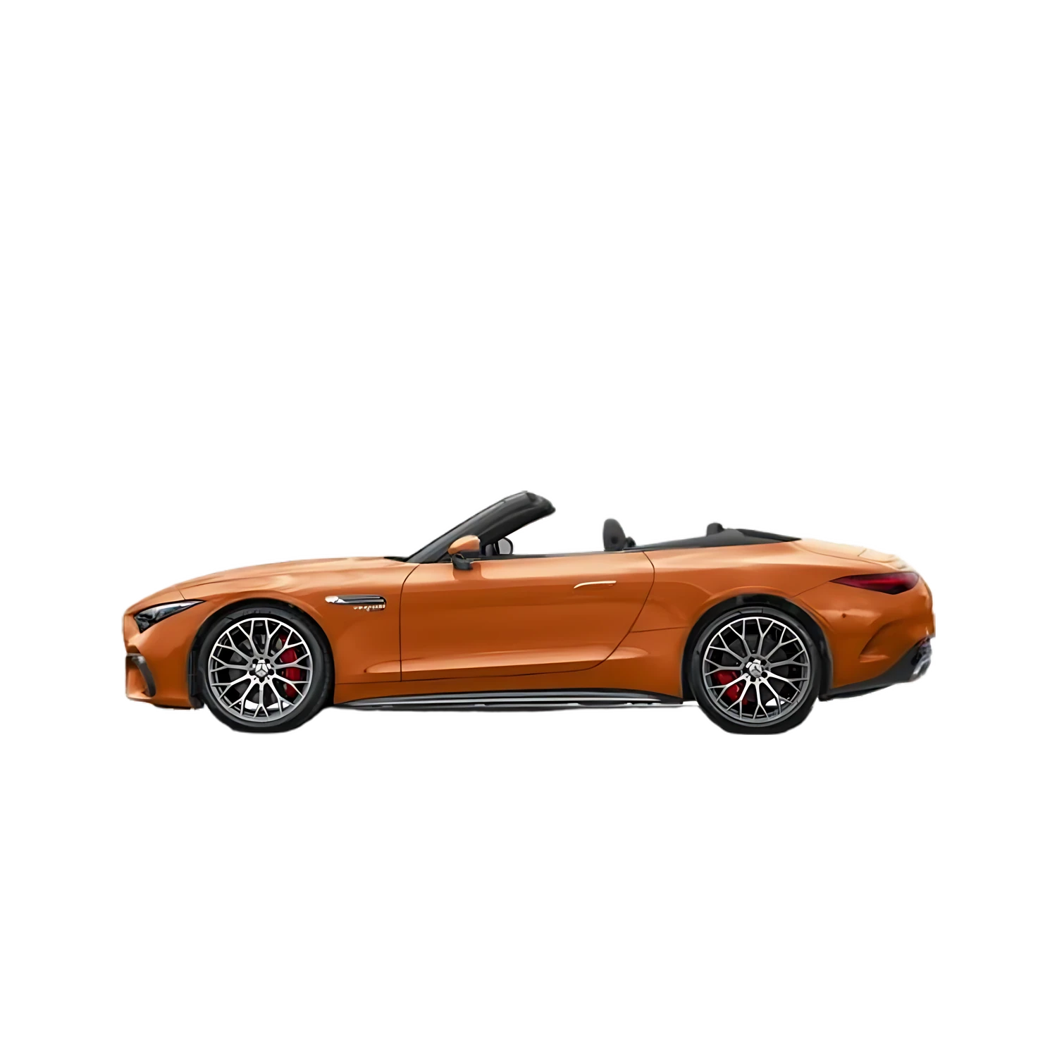 Mercedes-Benz AMG SL with the Partial Front area marked