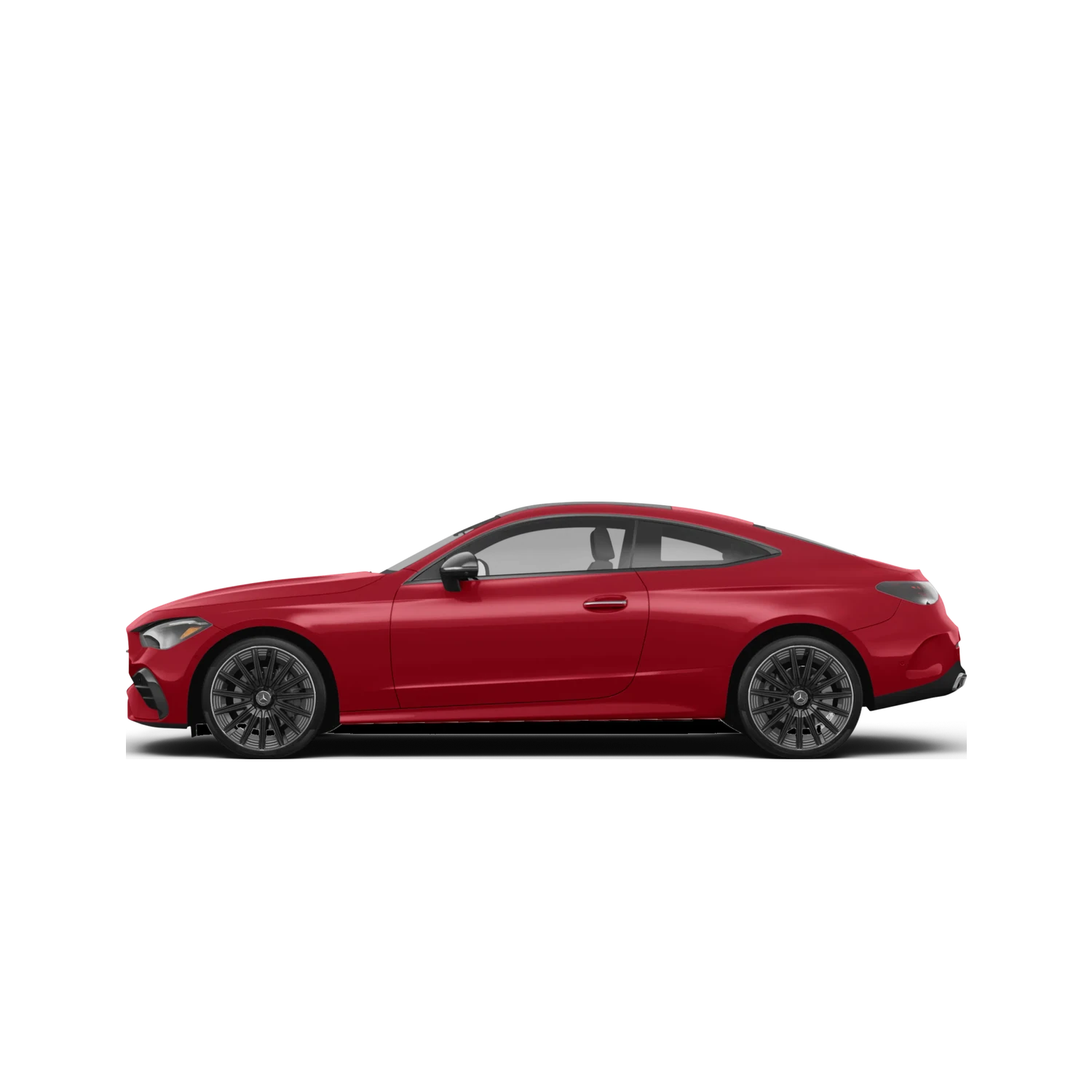 Mercedes-Benz CLS-Class Coupe with the Partial Front area marked