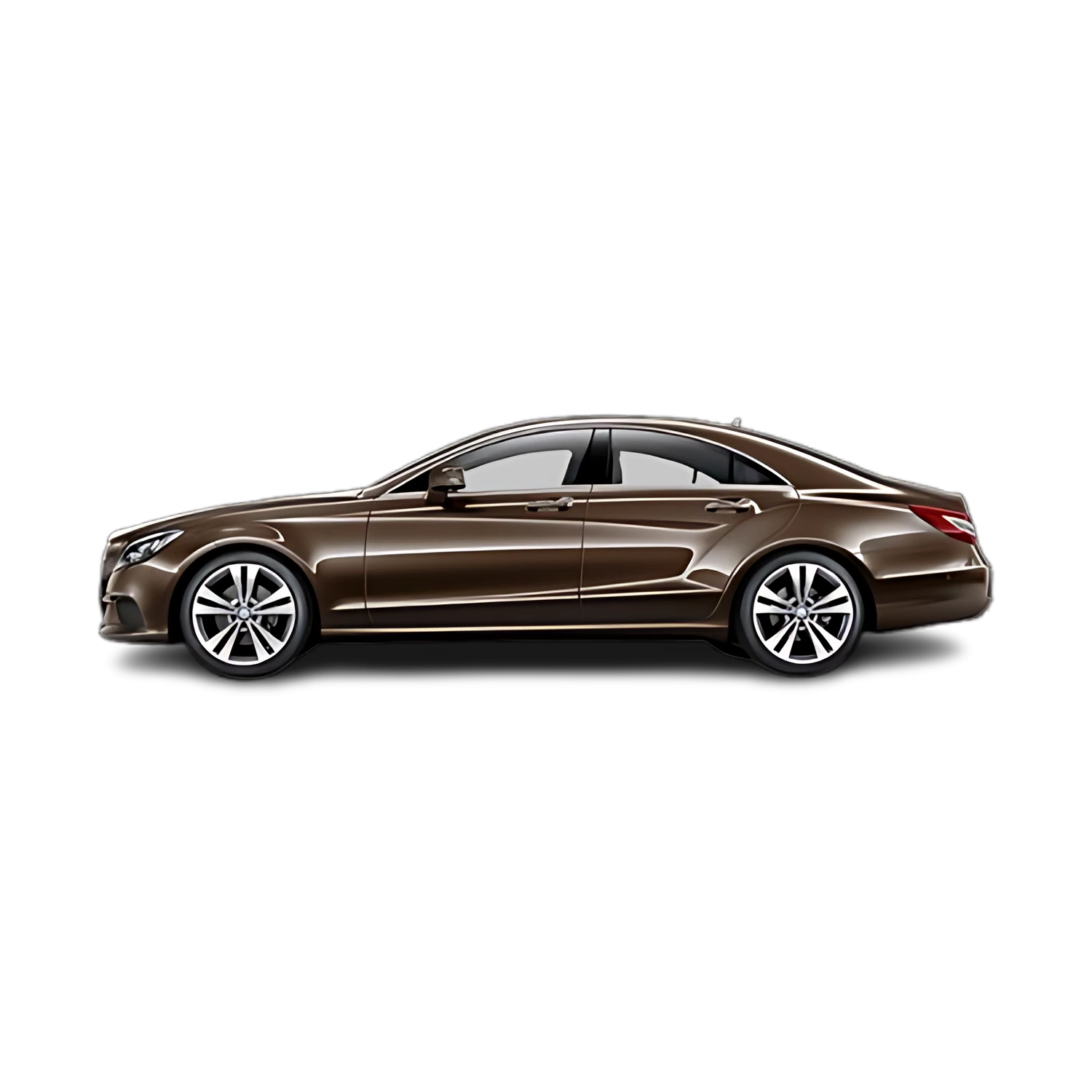 Mercedes-Benz CLS-Class with the Partial Front area marked