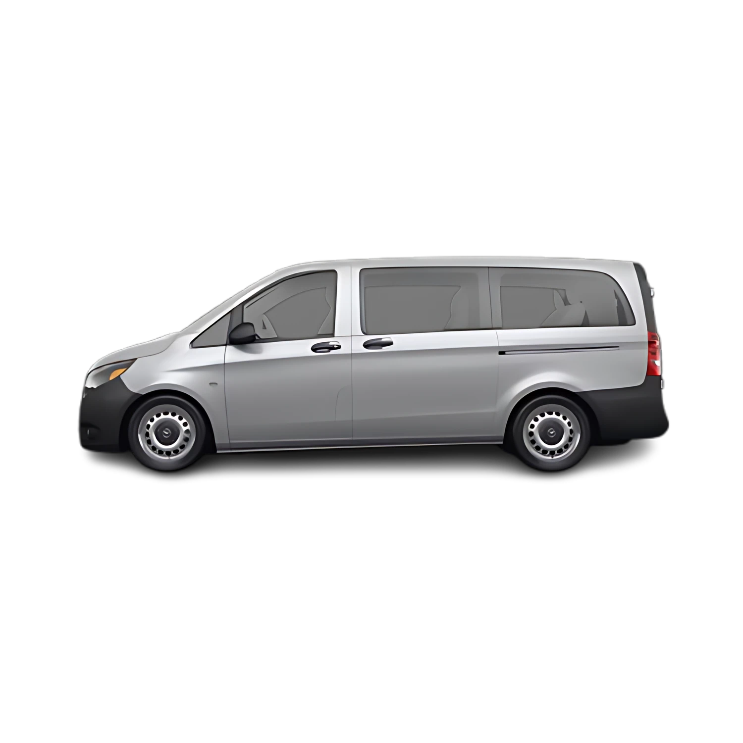 Mercedes-Benz Metris Passenger Van with the Partial Front area marked