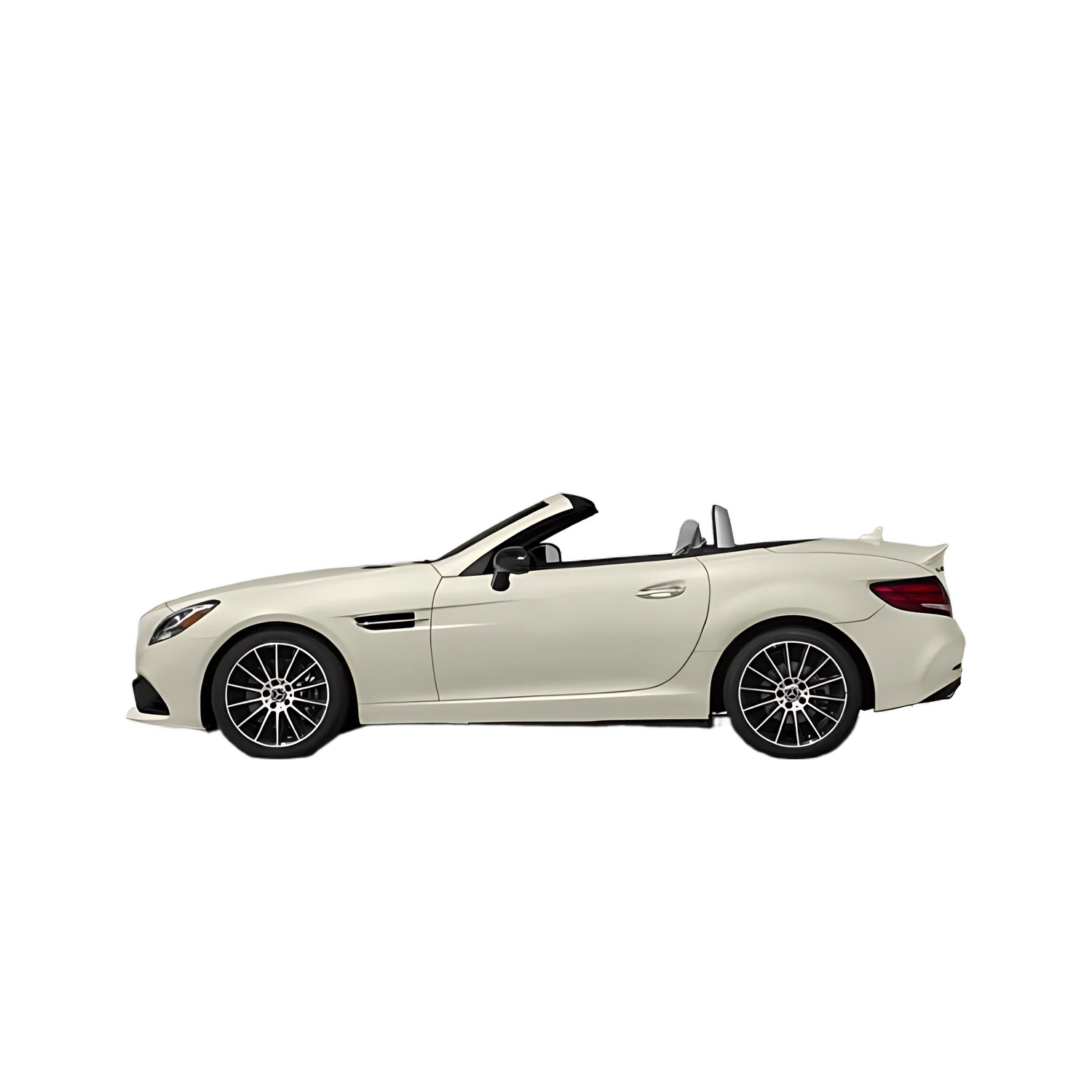 Mercedes-Benz SLC Roadster with the Partial Front area marked