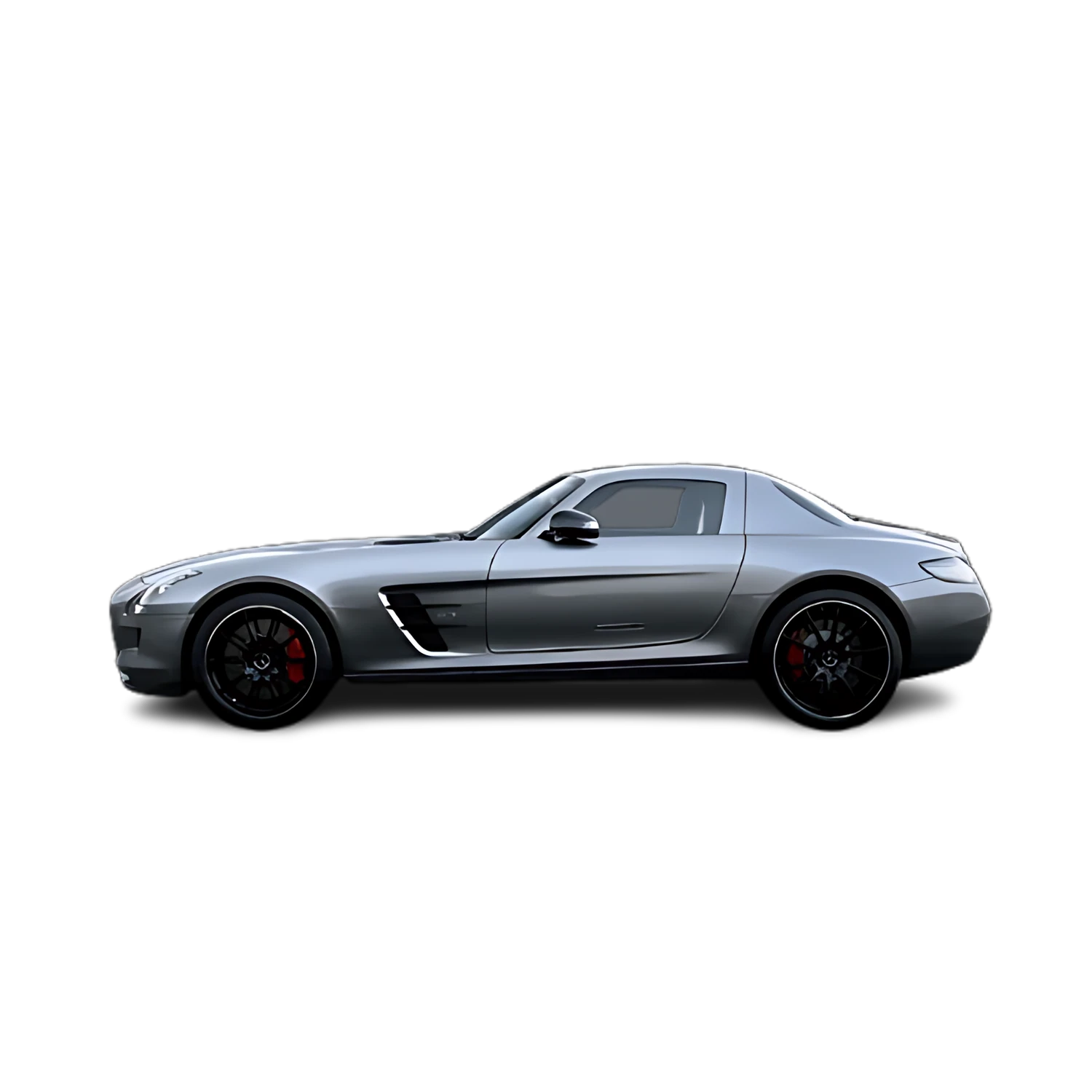 Mercedes-Benz SLS Roadster with the Partial Front area marked