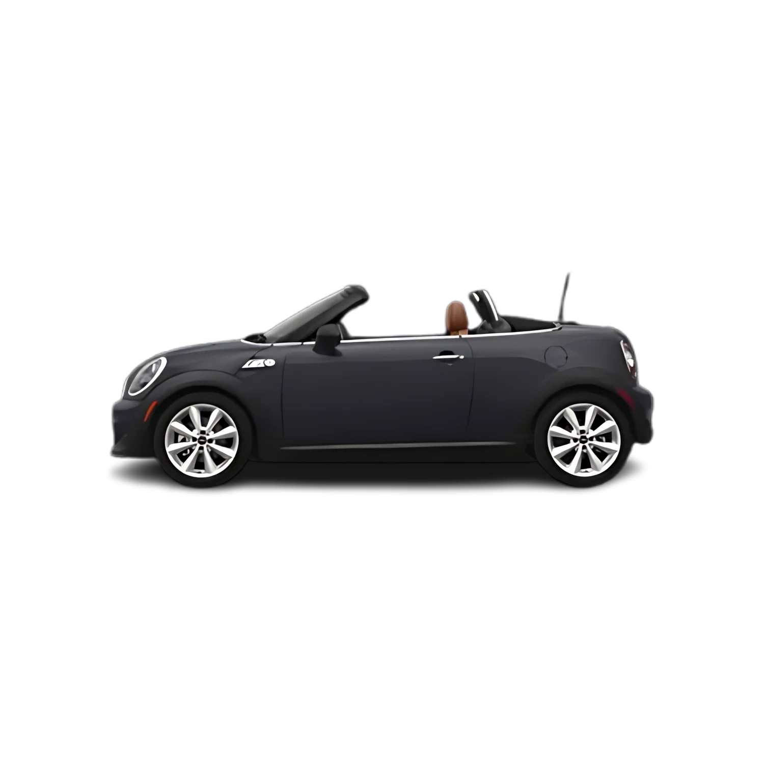 MINI Roadster with the Partial Front area marked