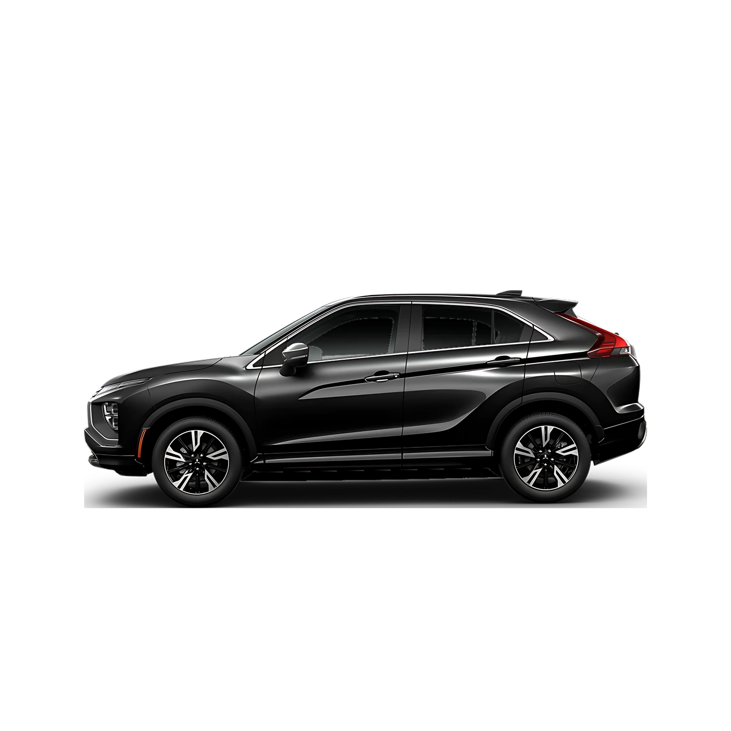 Mitsubishi Eclipse Cross with the Partial Front area marked