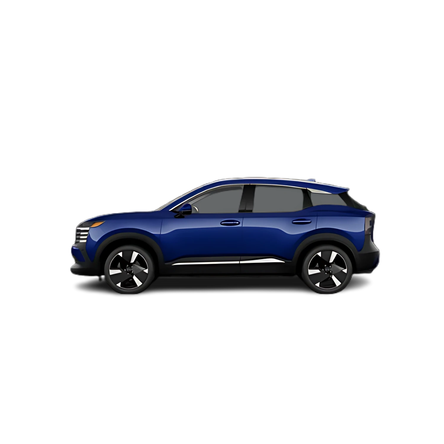 Nissan Kicks with the Partial Front area marked