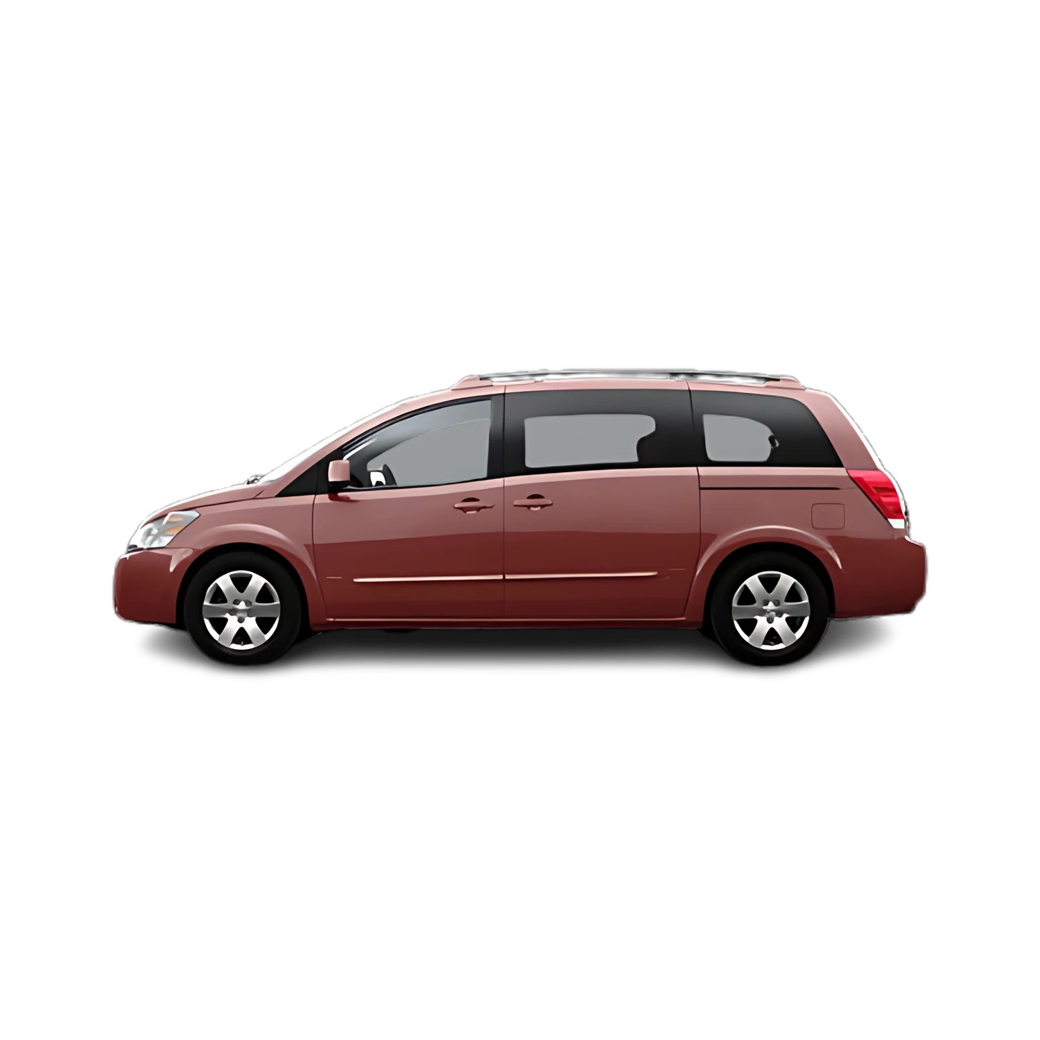 Nissan Quest with the Partial Front area marked