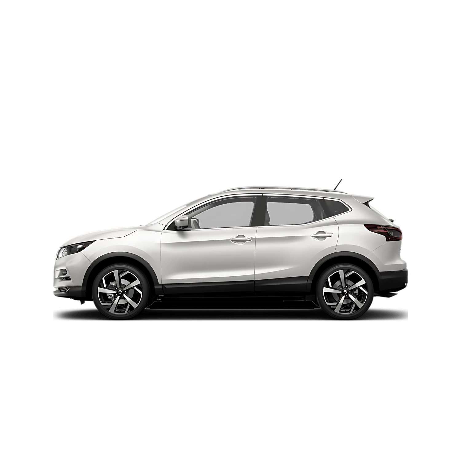 Nissan Rogue Sport with the Partial Front area marked