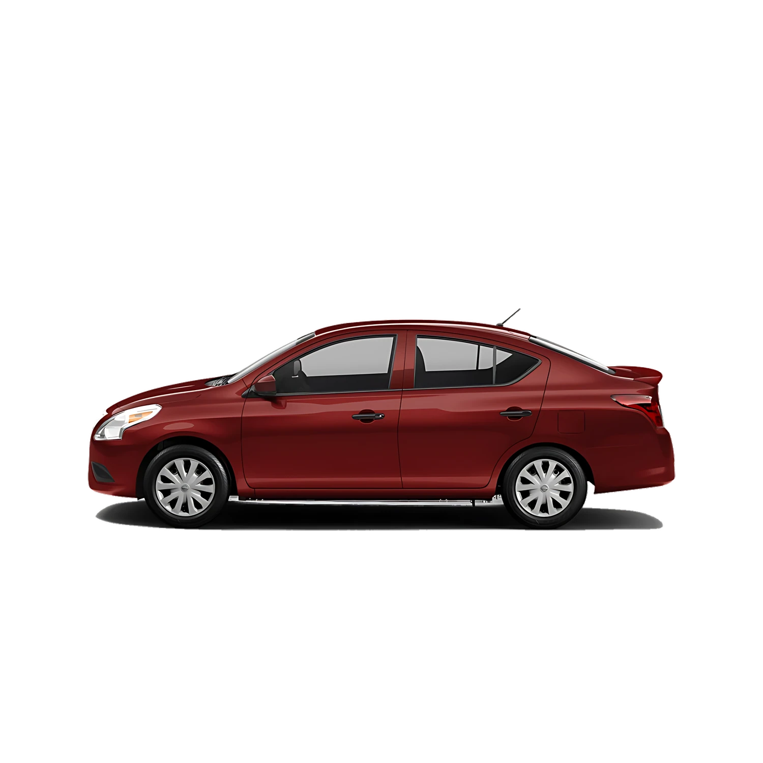 Nissan Versa Note with the Partial Front area marked