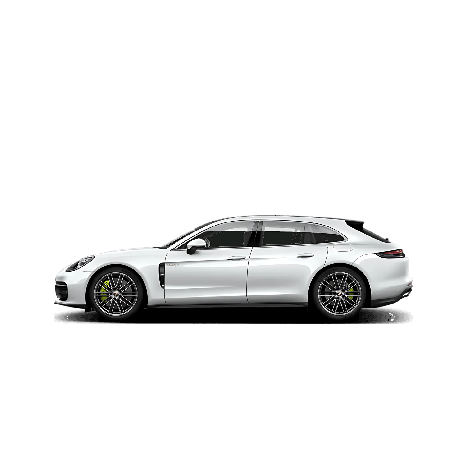 Porsche Panamera Executive E-Hybrid with the Partial Front area marked