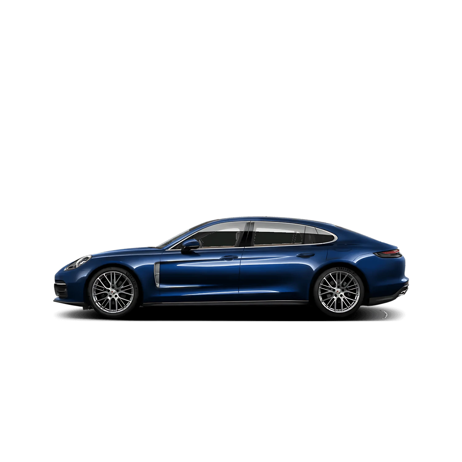 Porsche Panamera Executive with the Partial Front area marked