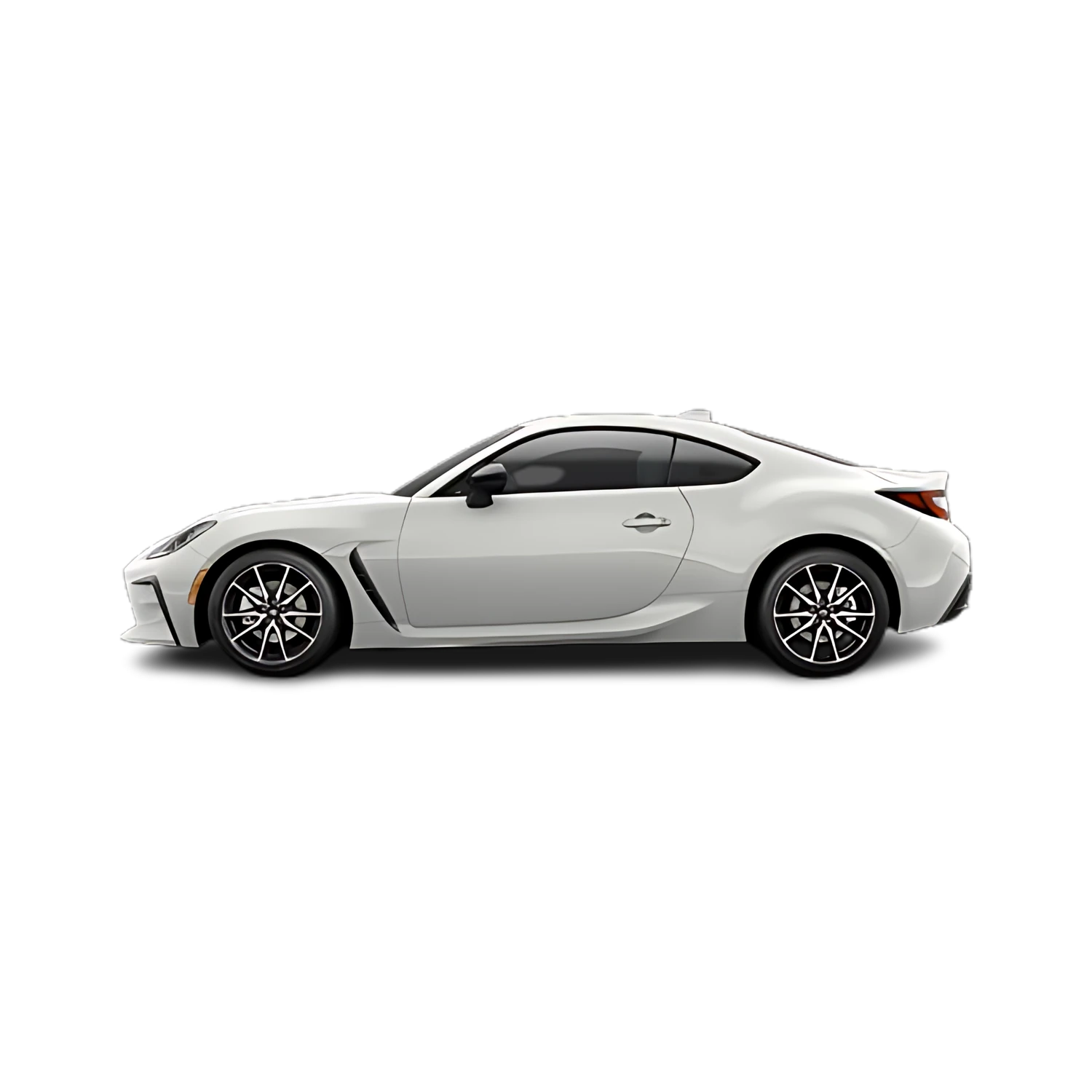 Toyota 86 with the Partial Front area marked