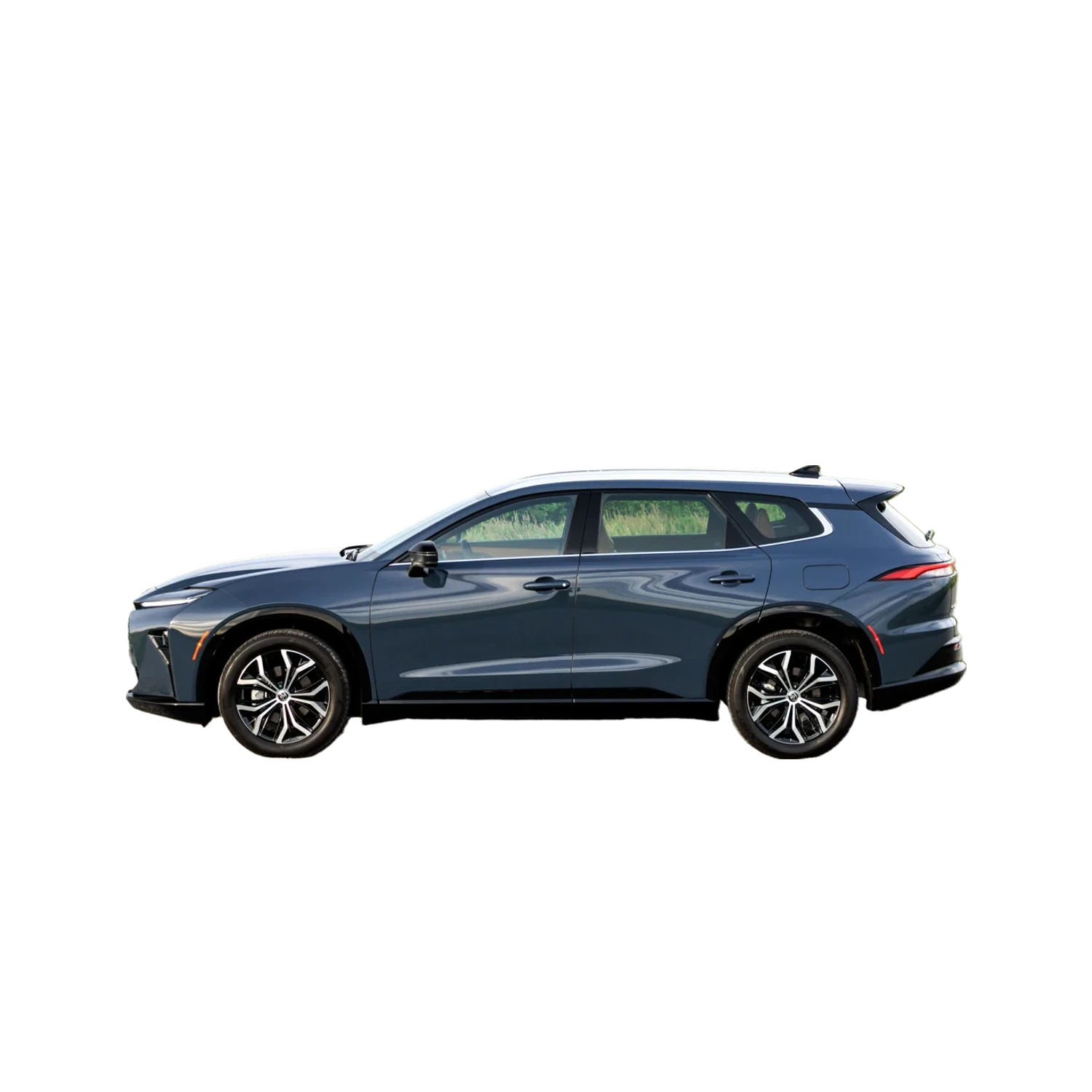 Toyota Crown Signia with the Partial Front area marked
