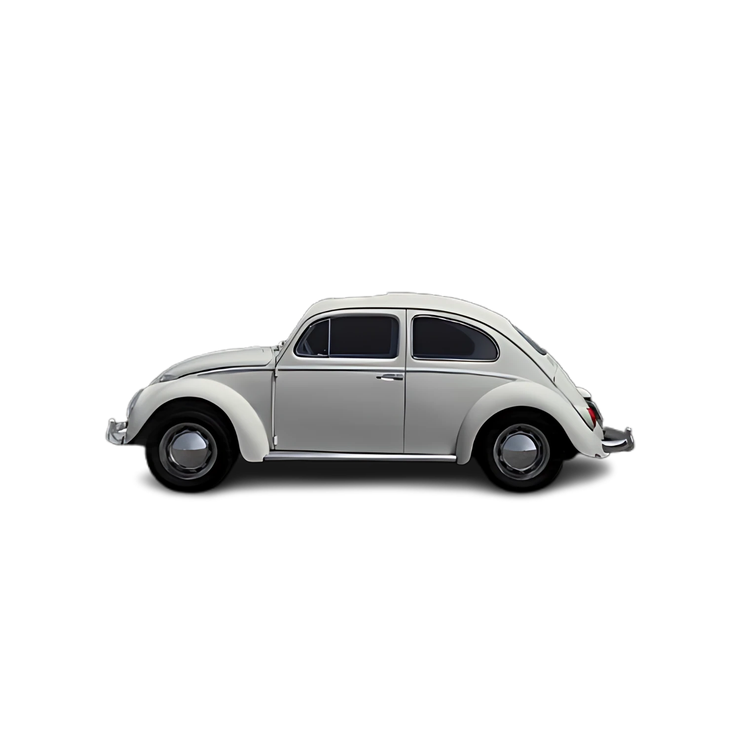 Volkswagen Beetle with the Partial Front area marked