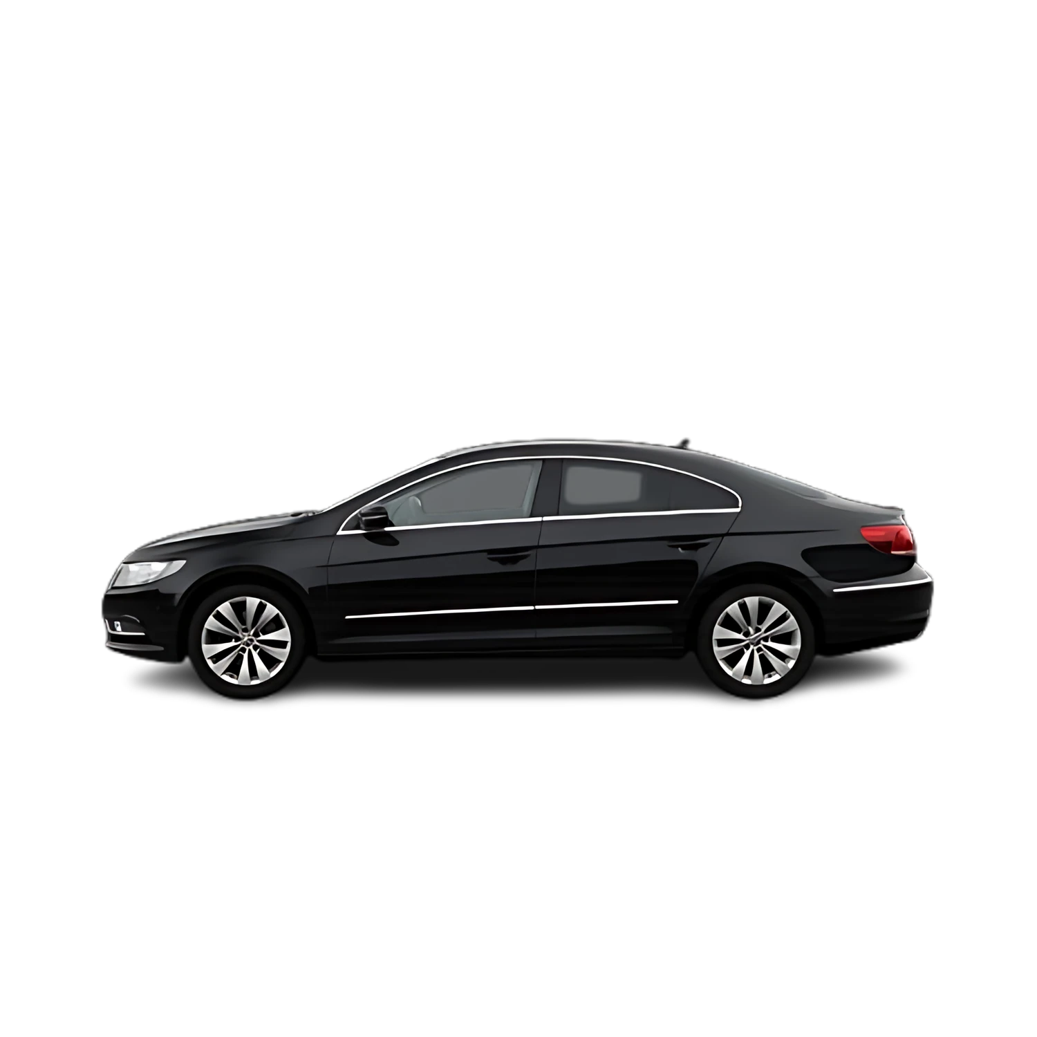 Volkswagen CC with the Partial Front area marked