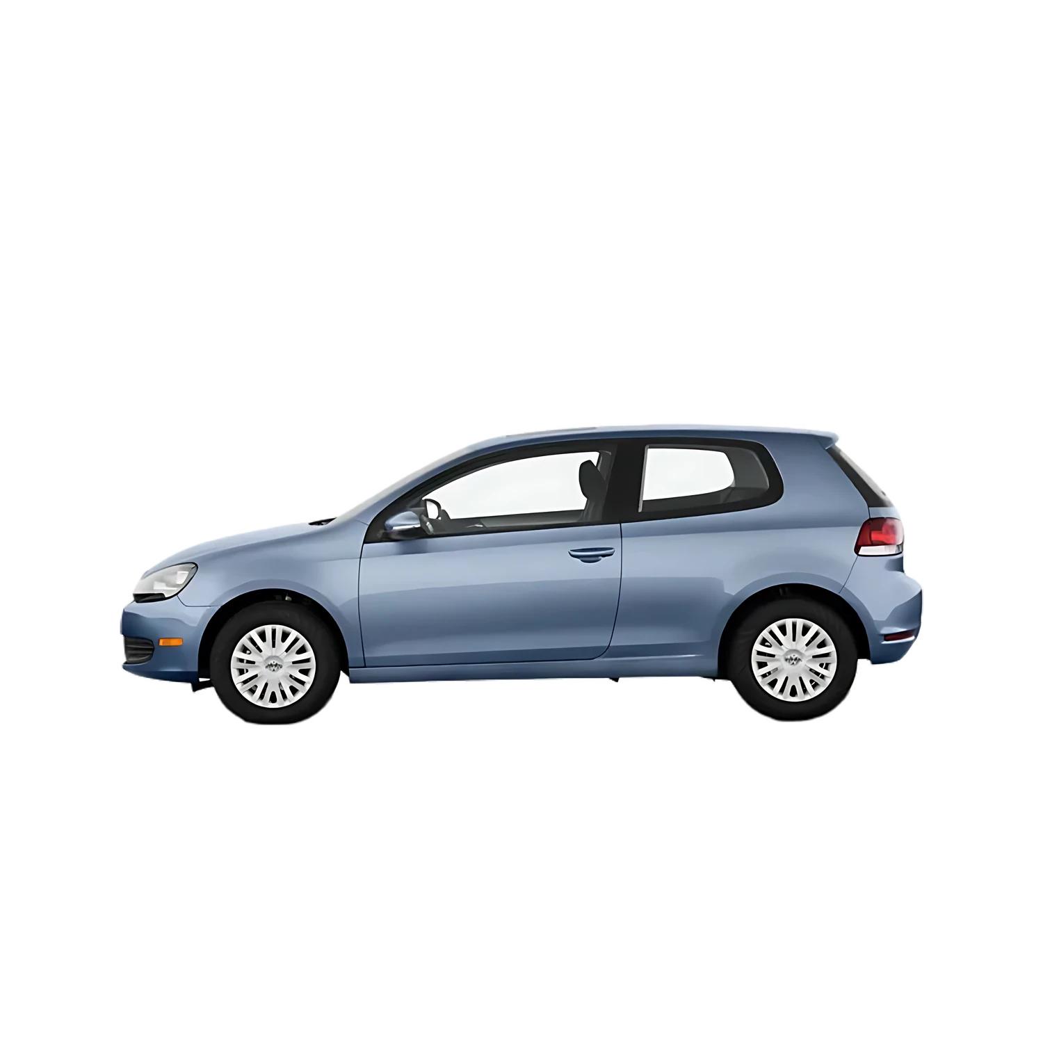 Volkswagen Golf 2-Door with the Partial Front area marked