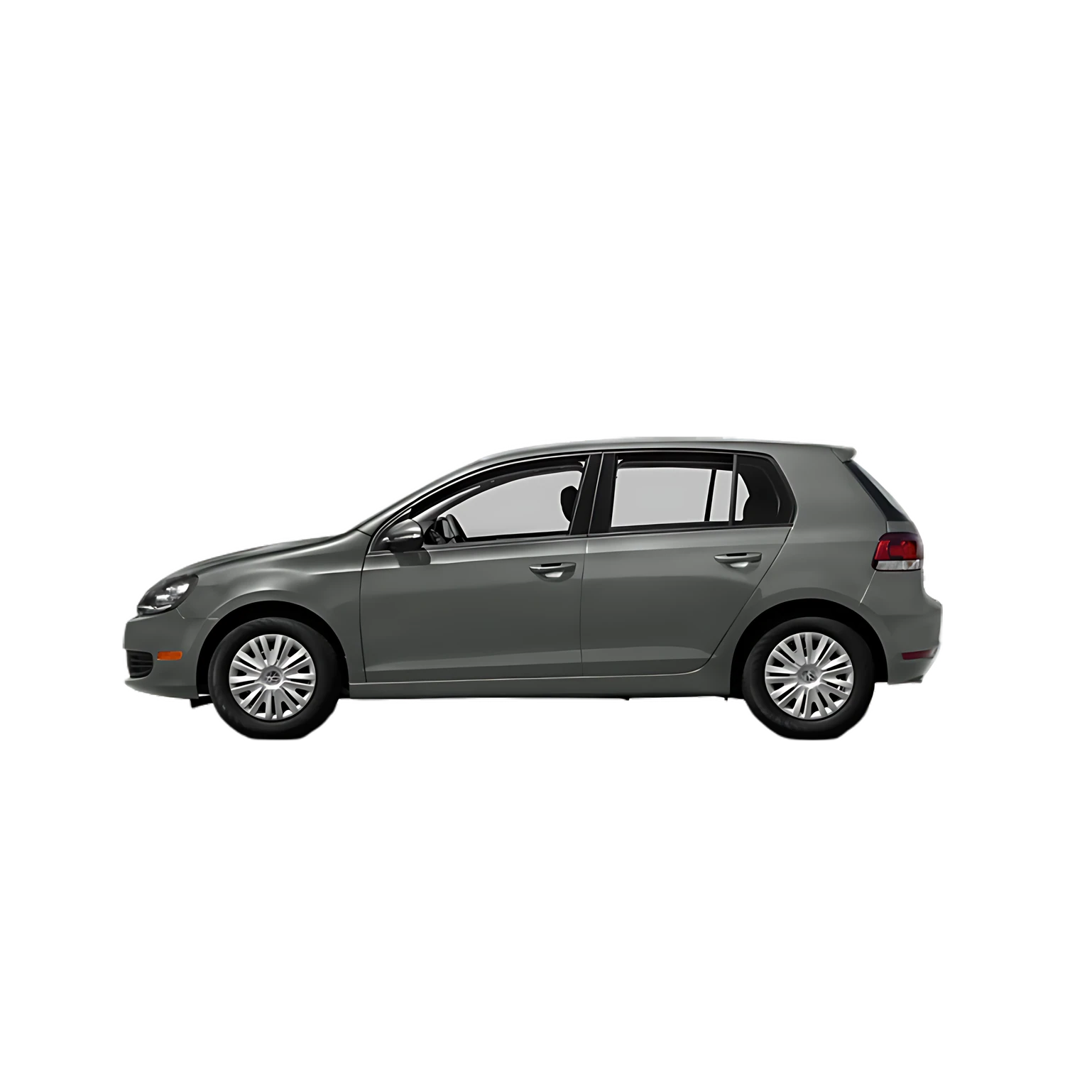 Volkswagen Golf 4-Door with the Partial Front area marked