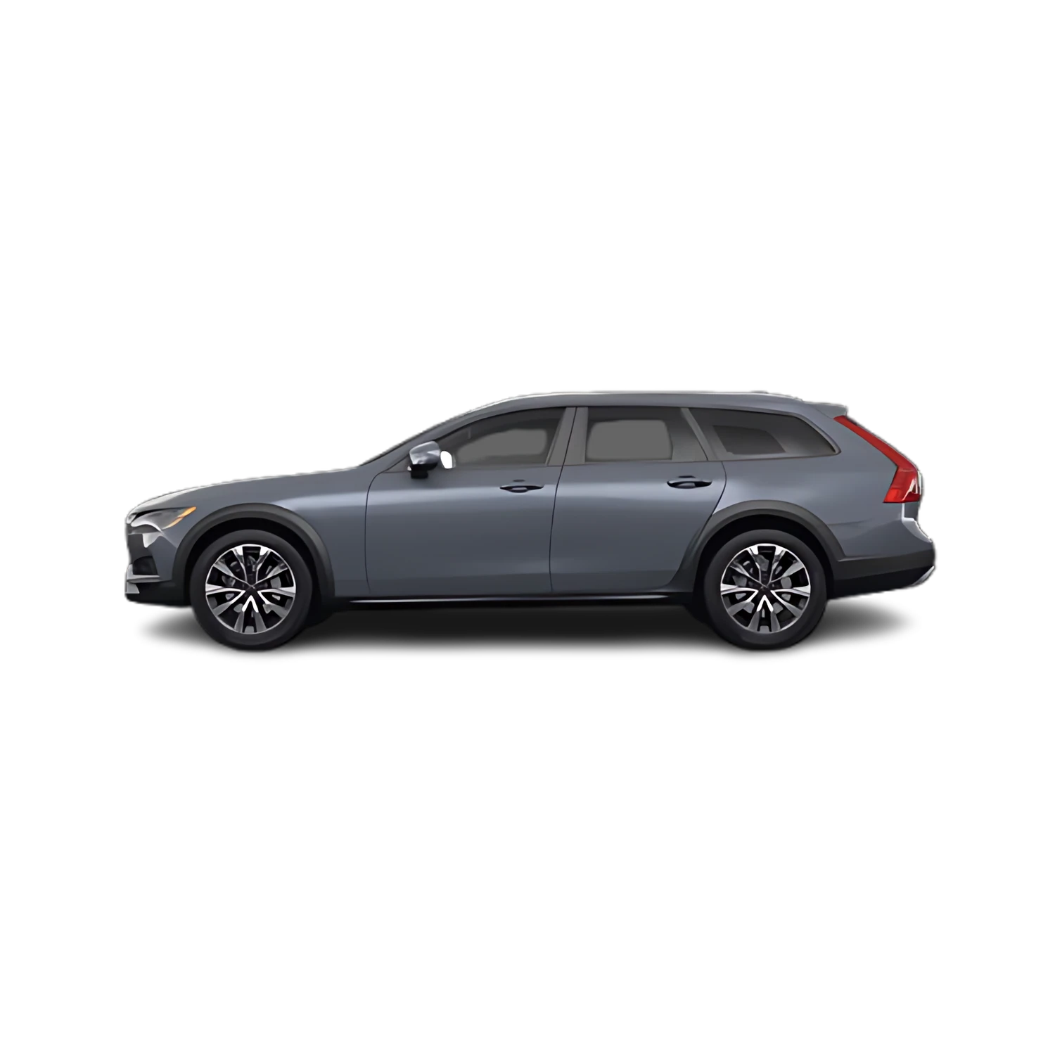 Volvo V90 Cross Country with the Partial Front area marked